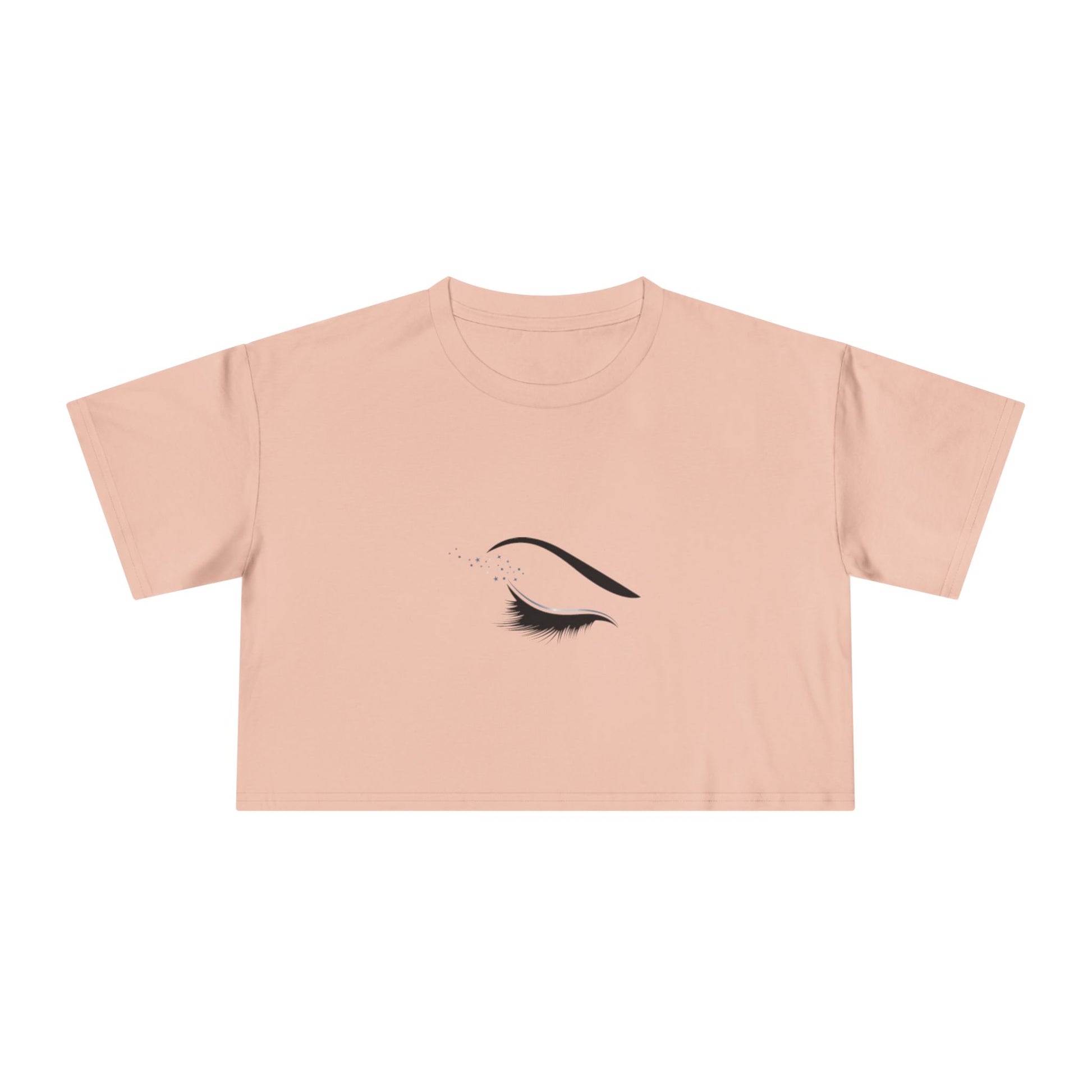 Eyelash & Brow Minimalist Women's Crop Tee