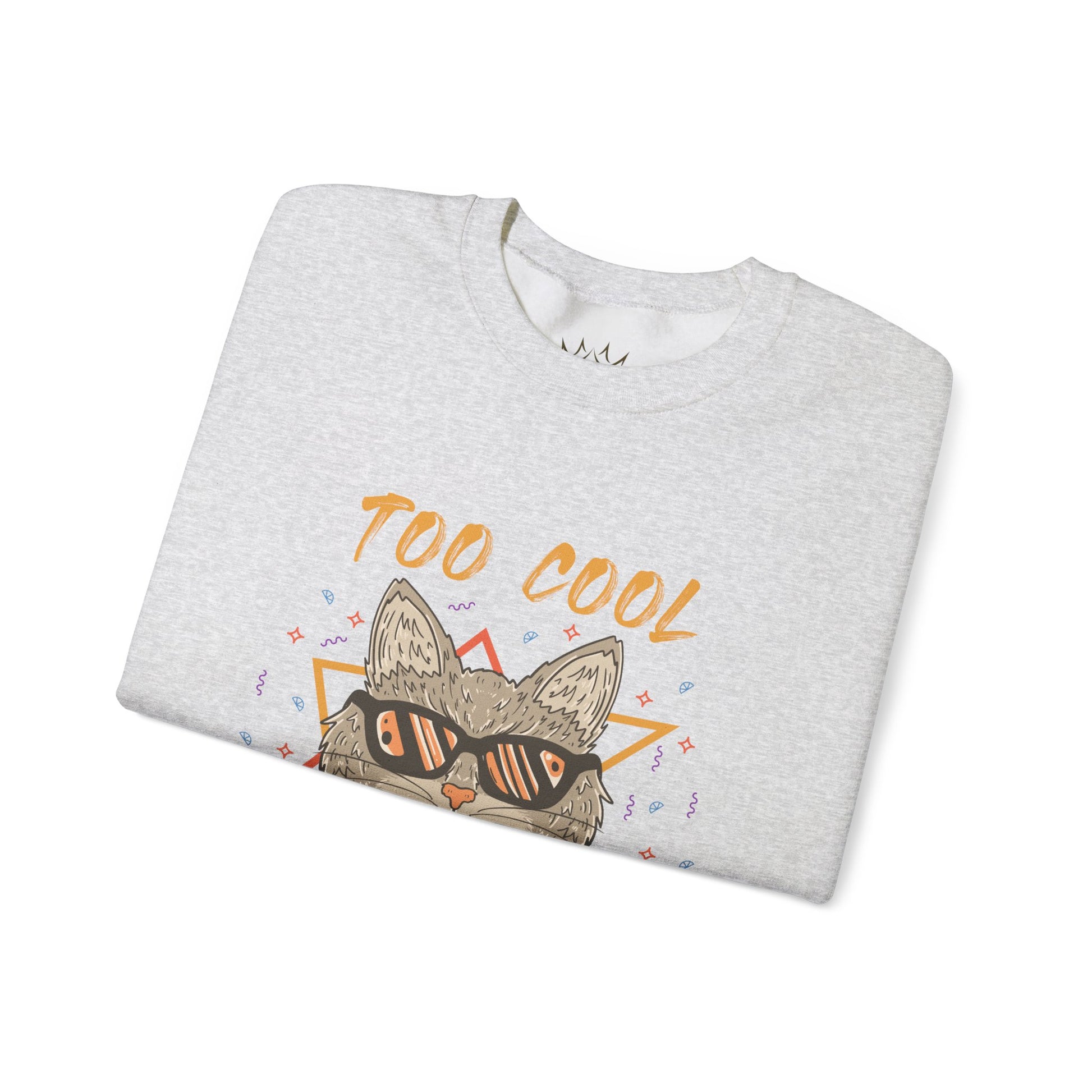 Cool Cat Crewneck Sweatshirt | Funny Cat Apparel