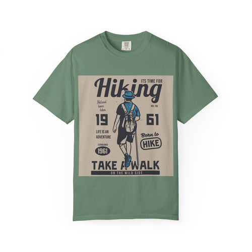Adventure Awaits Hiking T-shirt, Unisex Outdoor Tee, Gift for Hikers