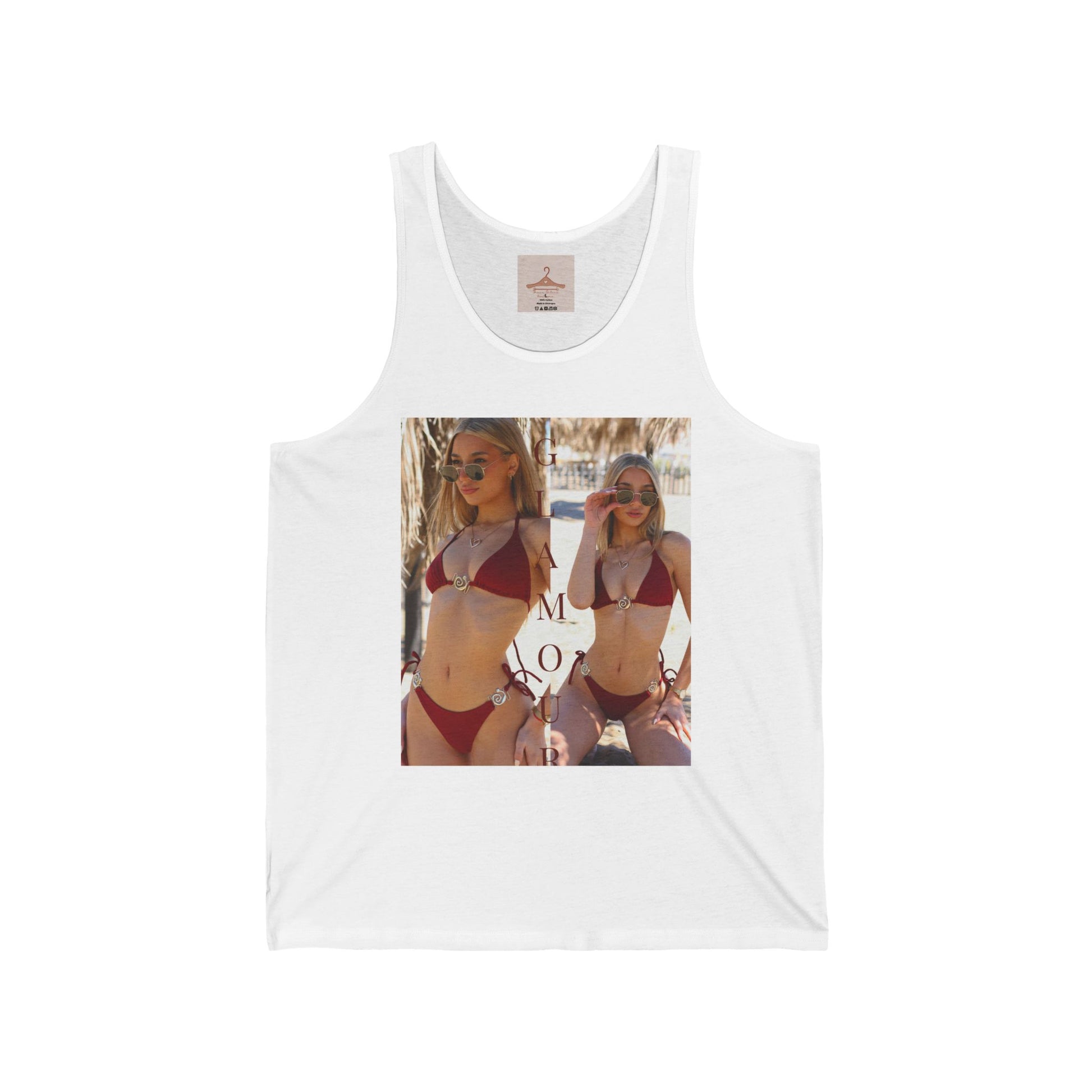 Bikini Beach Photo Tank Top — Summer Swimwear Vibes