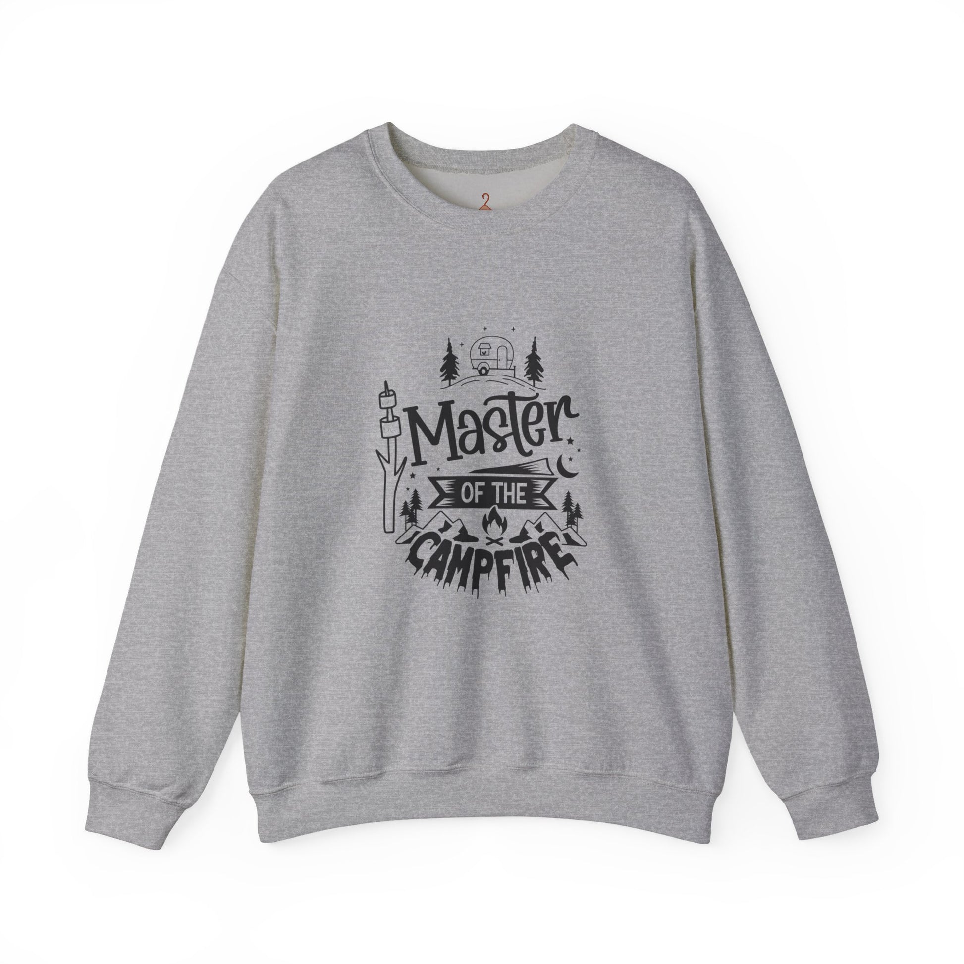 Camp Site Crewneck Sweatshirt — Outdoor Camping Graphic