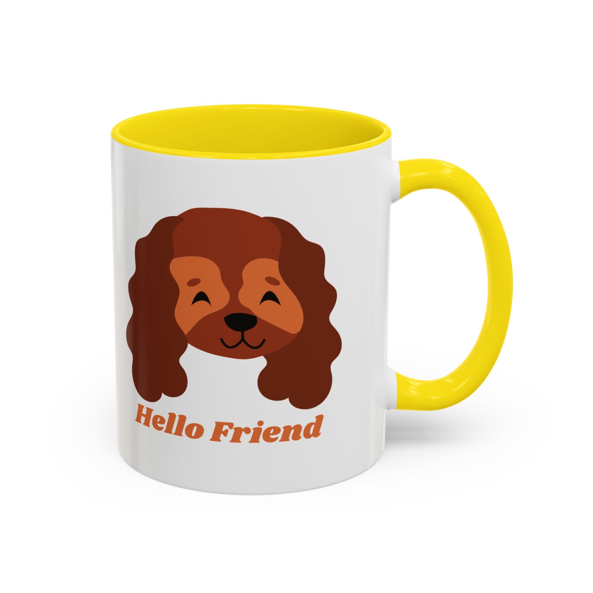 Cute Dog-Themed Coffee Mug - Hello Friend