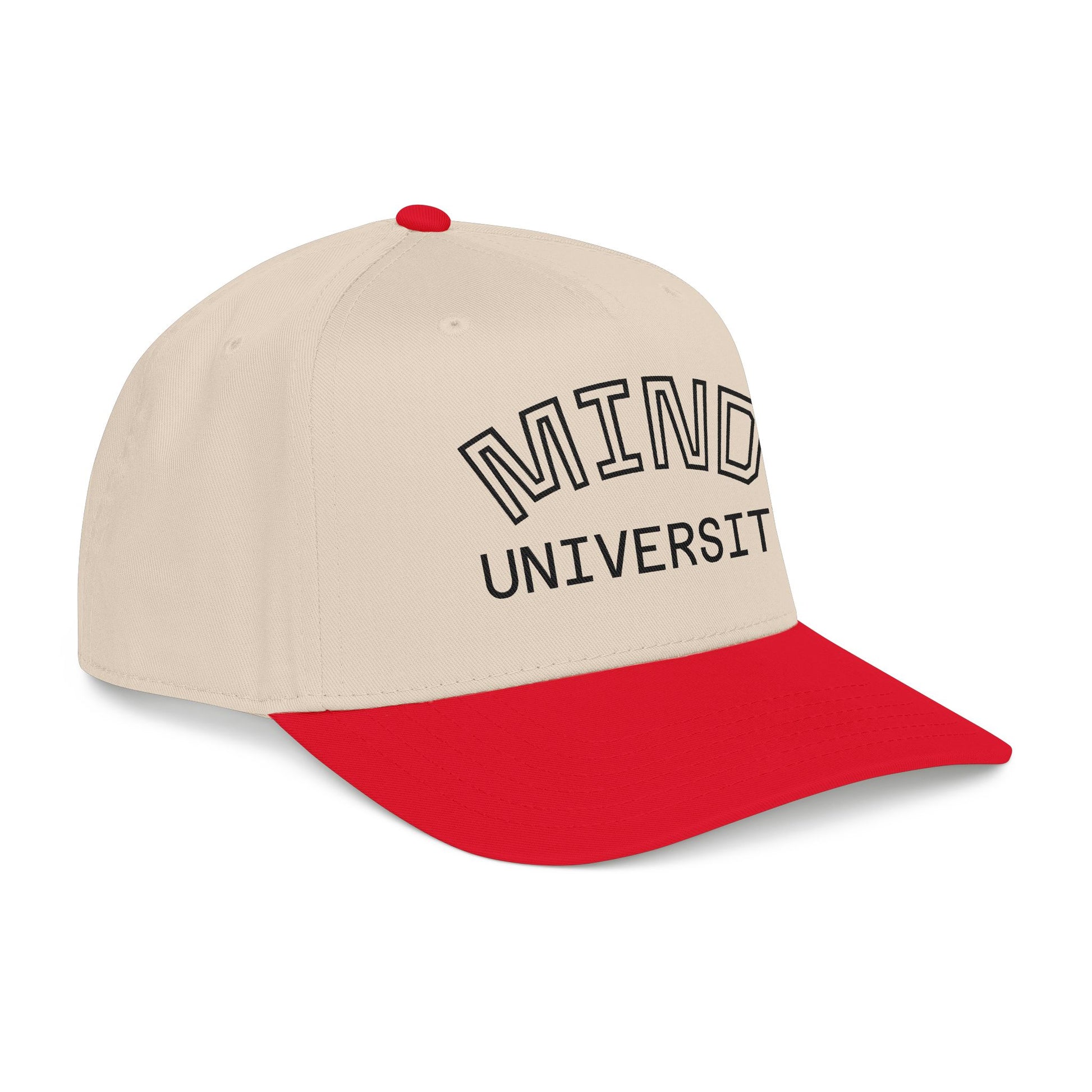 Mind University Baseball Cap — Two-Tone Embroidered College-Style Hat