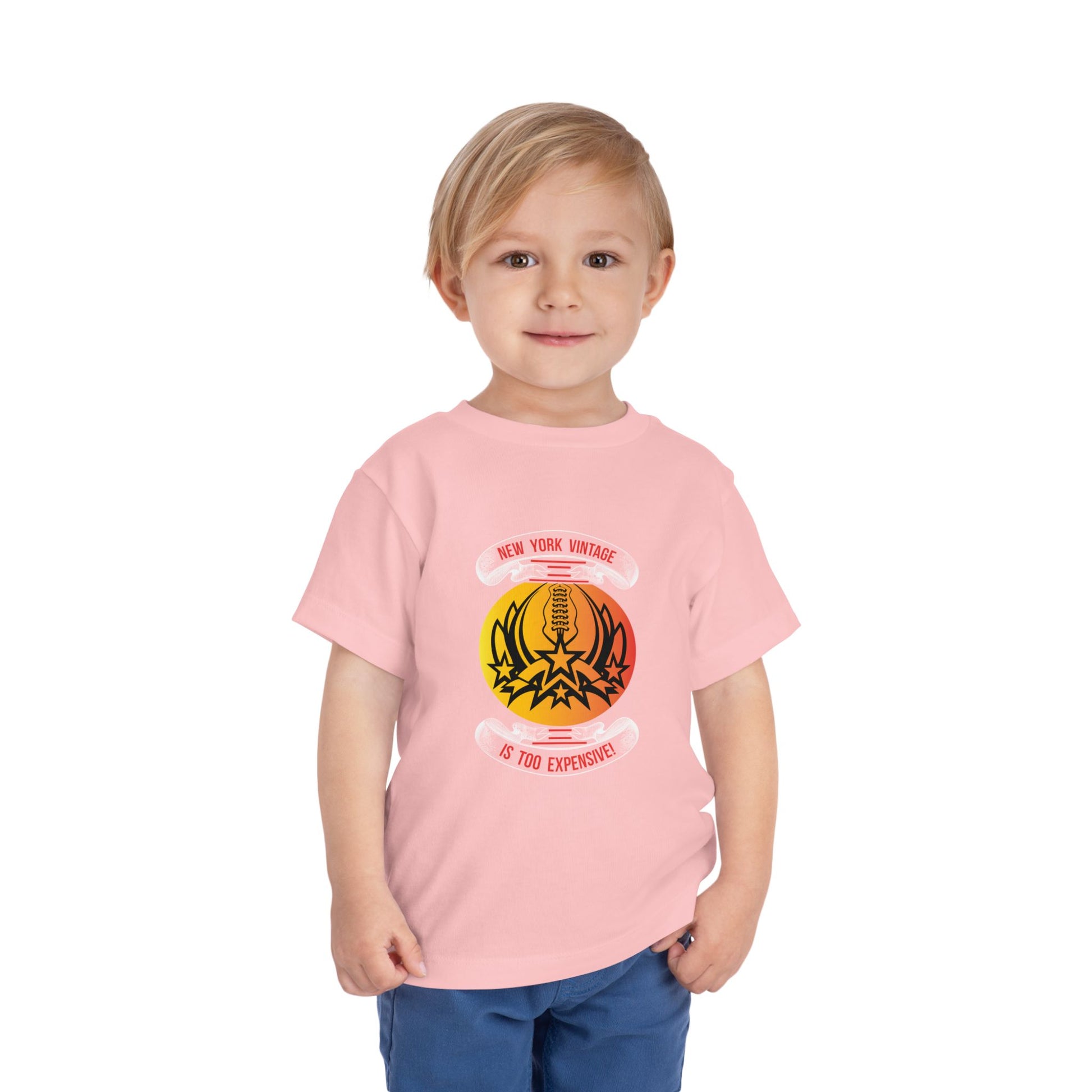 Toddler Tee — "New York Vintage" Retro Microphone Graphic