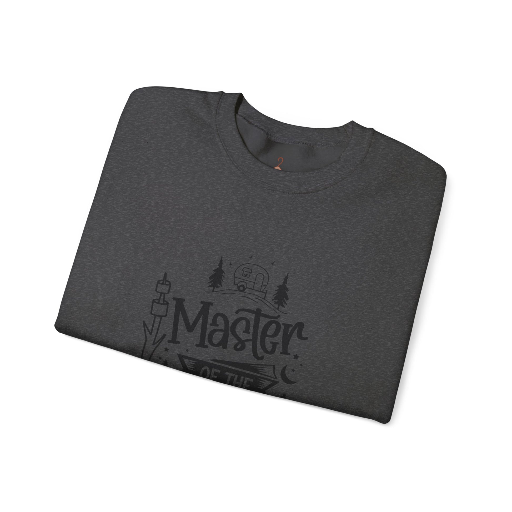 Camp Site Crewneck Sweatshirt — Outdoor Camping Graphic