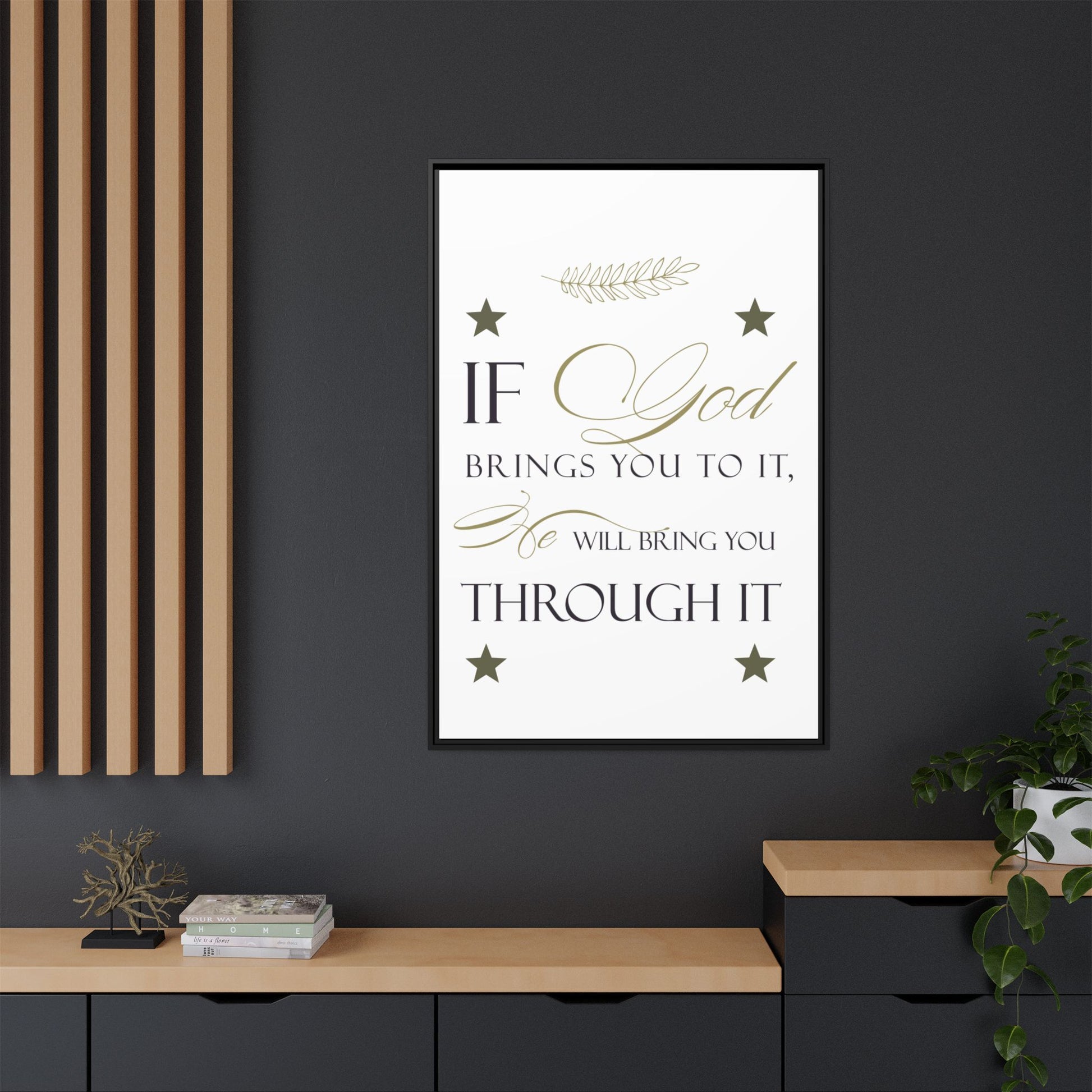 Inspirational Wall Art, Motivational Print, Home Decor, Faith-Based Gift, God Quote Poster