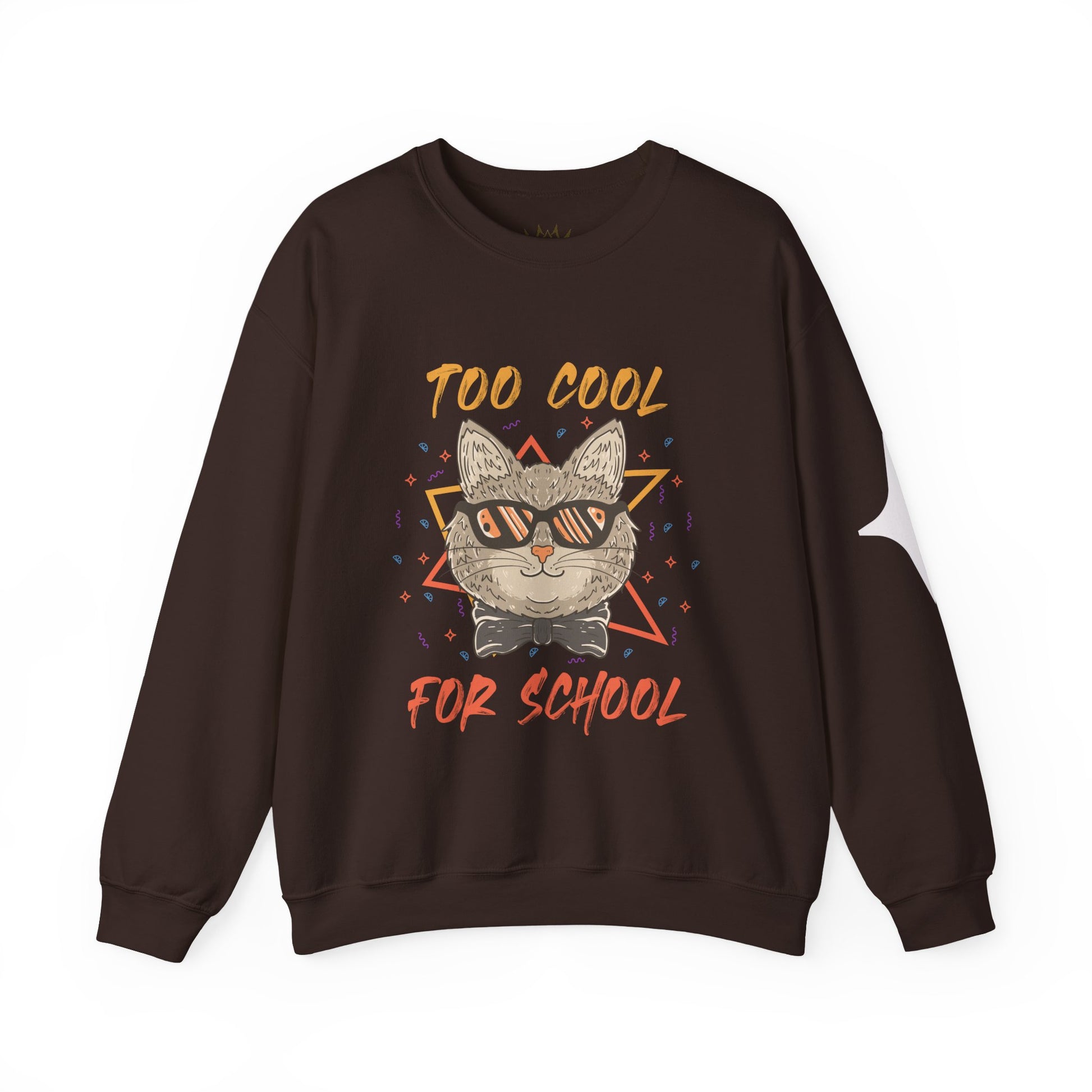 Cool Cat Crewneck Sweatshirt | Funny Cat Apparel