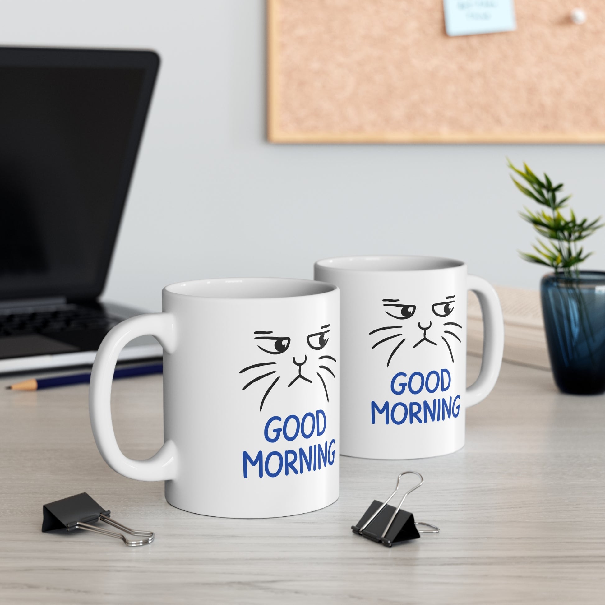 Good Morning Cat Mug
