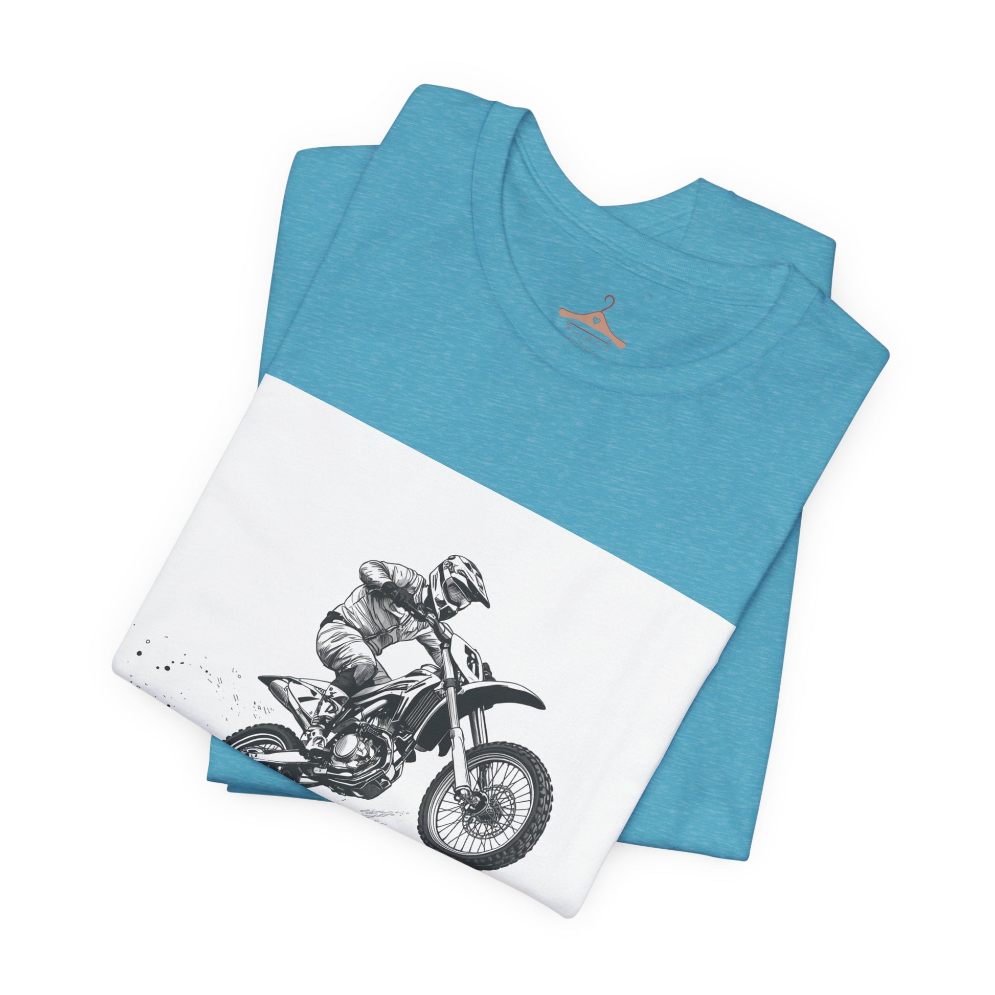 Motocross Jump Tee — Dirt Bike Rider Mountain Graphic T-Shirt