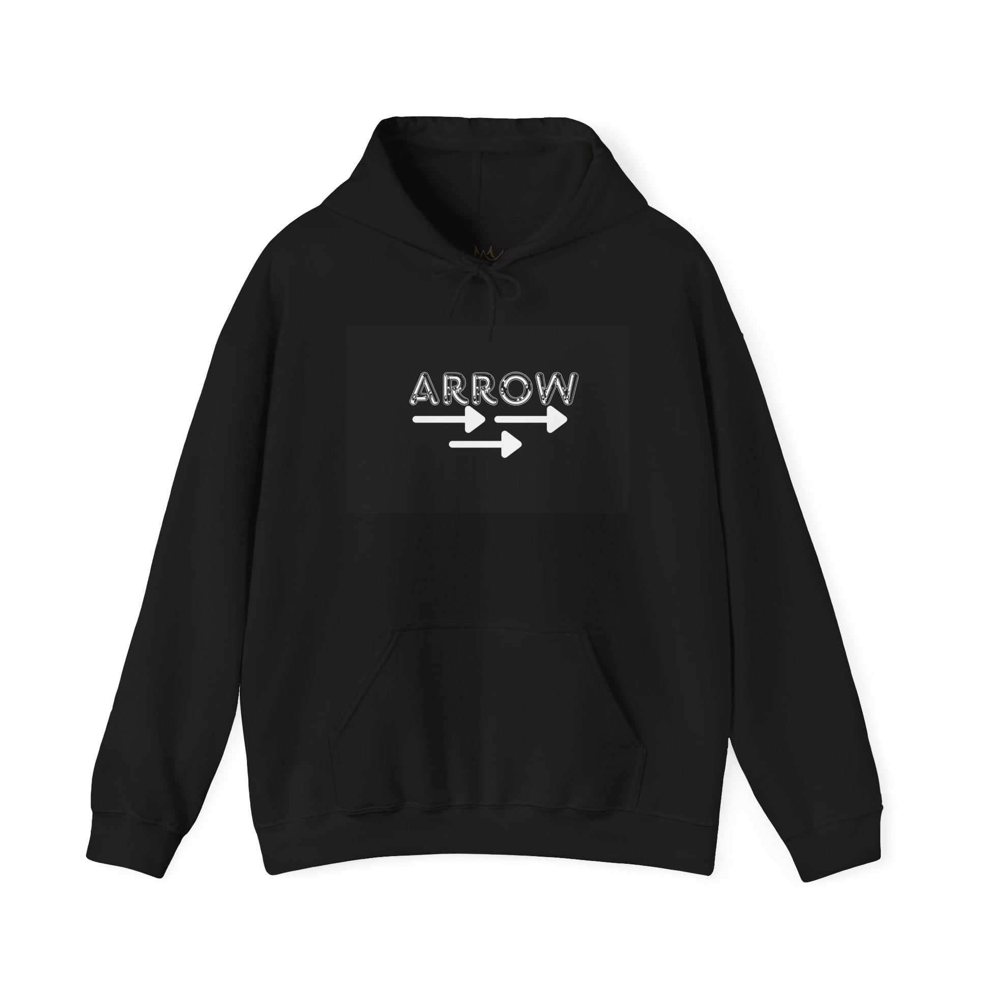 Arrow Design Unisex Hoodie, Cozy Casual Sweatshirt, Perfect Gift for Friends