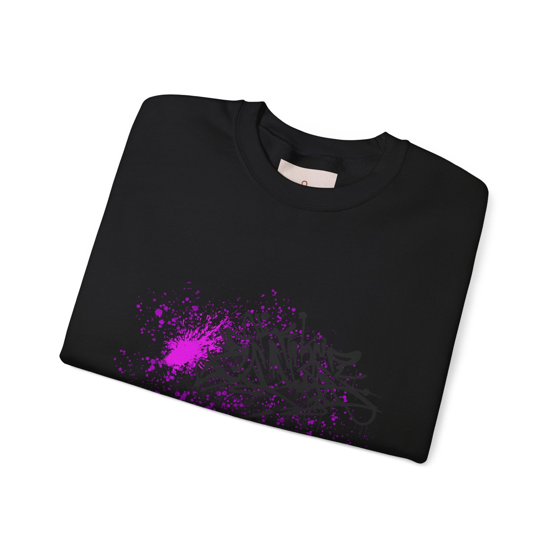 Galaxy Paint Splatter Crewneck Sweatshirt