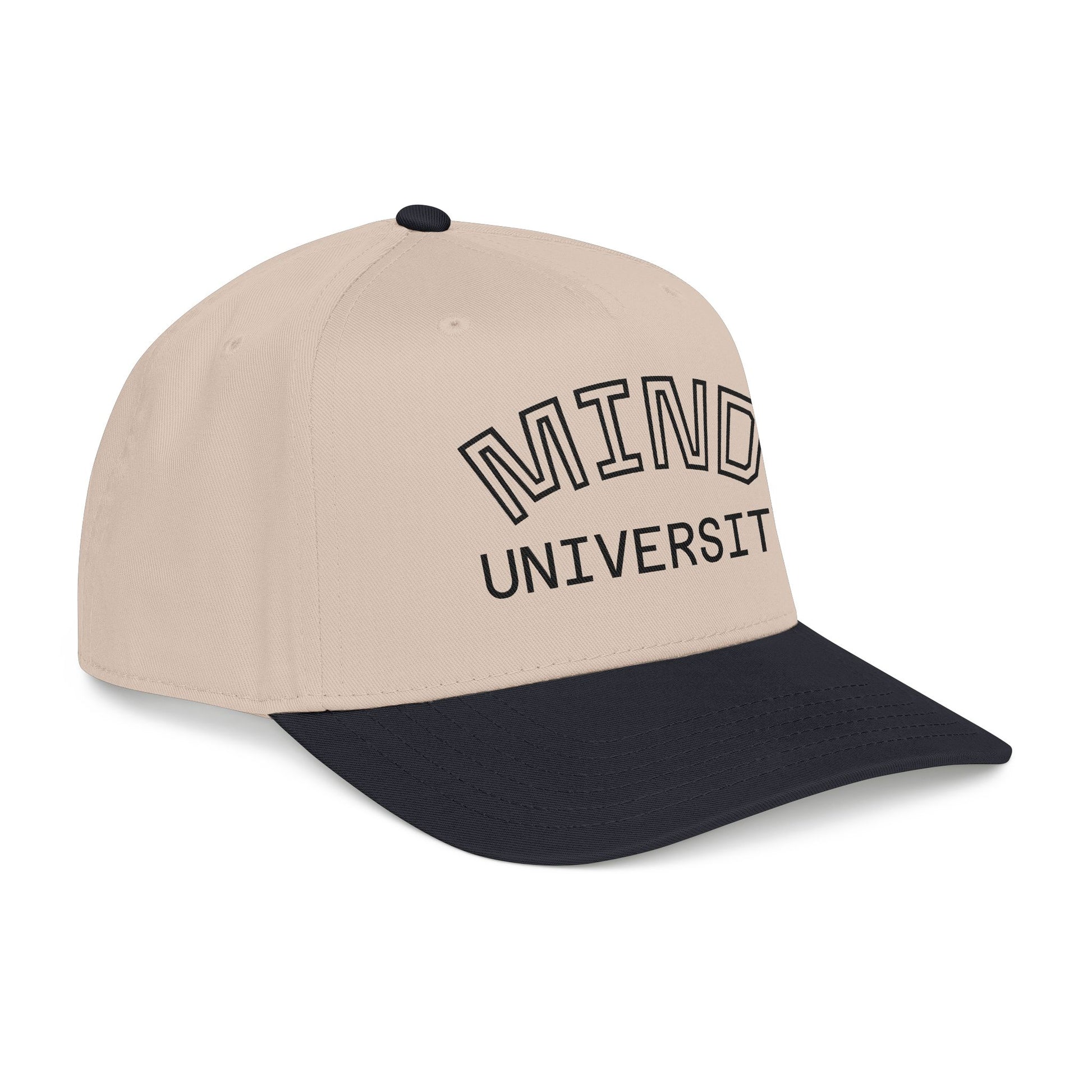 Mind University Baseball Cap — Two-Tone Embroidered College-Style Hat
