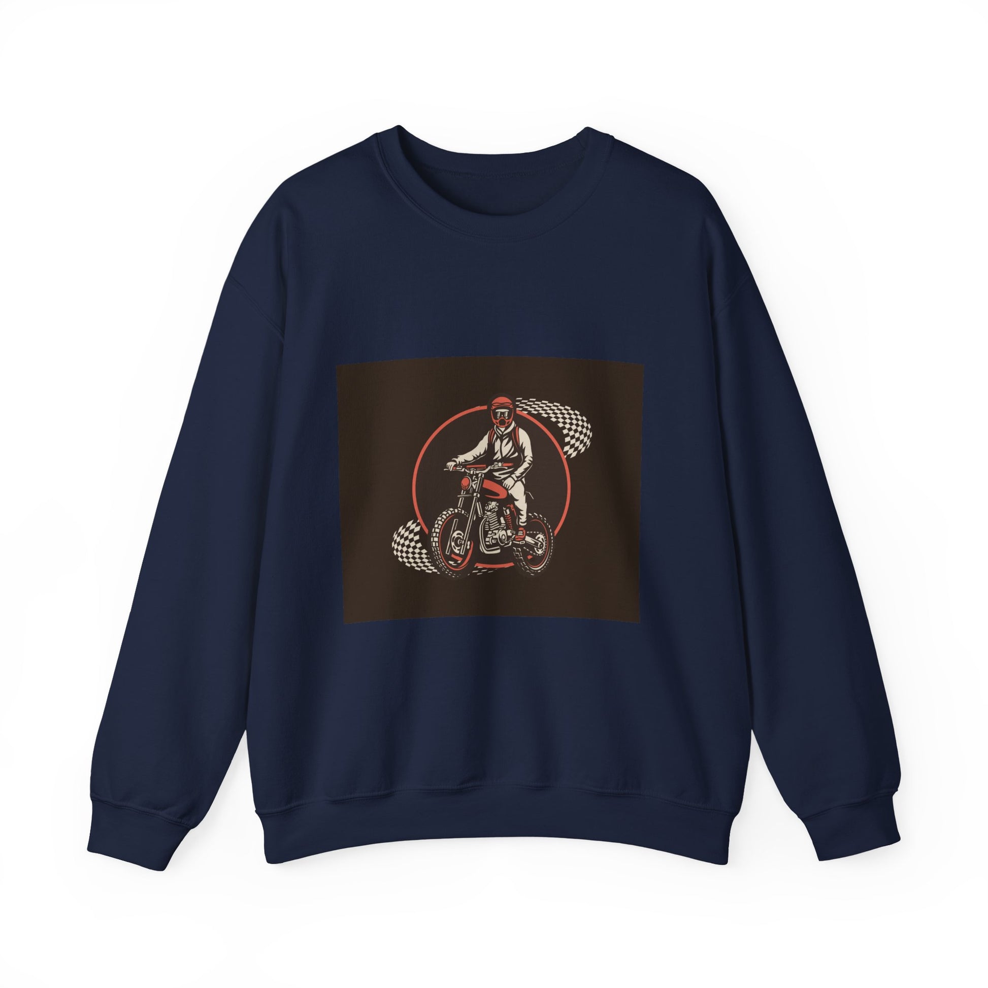 Motorcycle Rider Crewneck Sweatshirt – Unisex Heavy Blend™