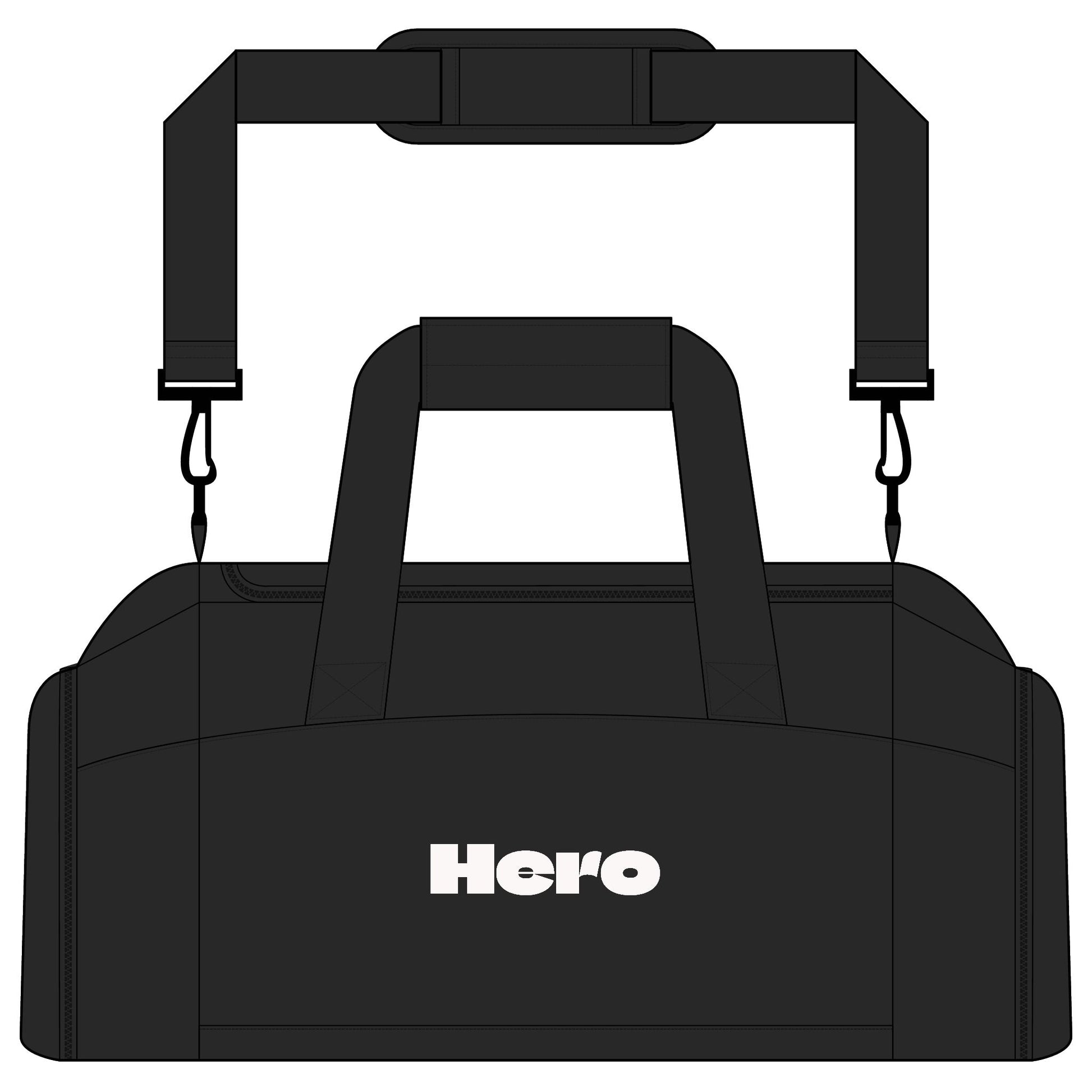 Hero Gym Bag — Durable Sports Duffle for Workouts & Travel