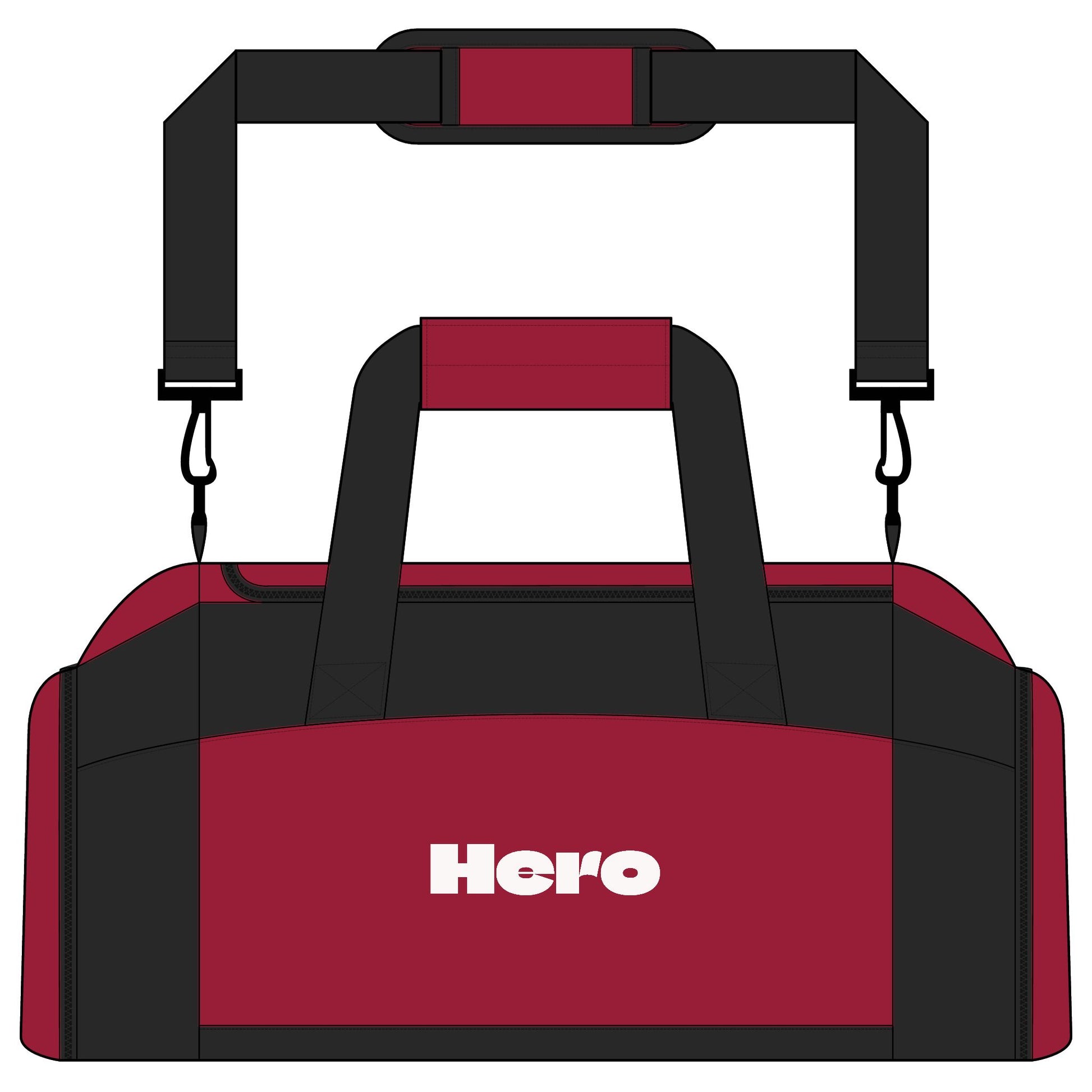 Hero Gym Bag — Durable Sports Duffle for Workouts & Travel