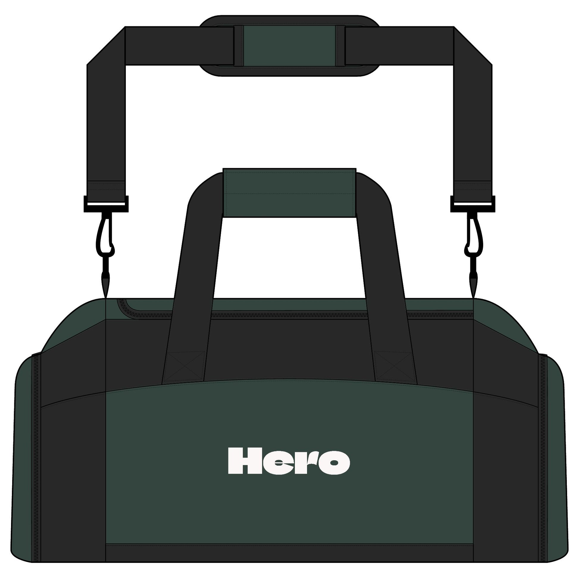 Hero Gym Bag — Durable Sports Duffle for Workouts & Travel
