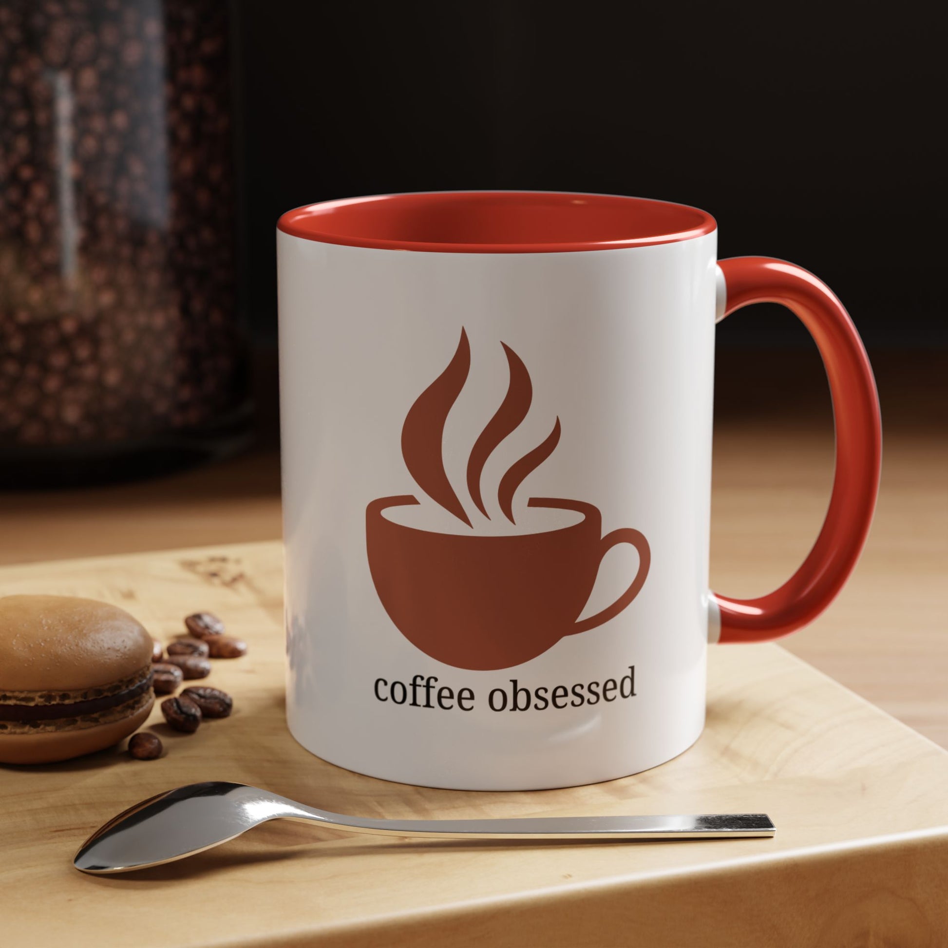 Coffee Obsessed Accent Mug