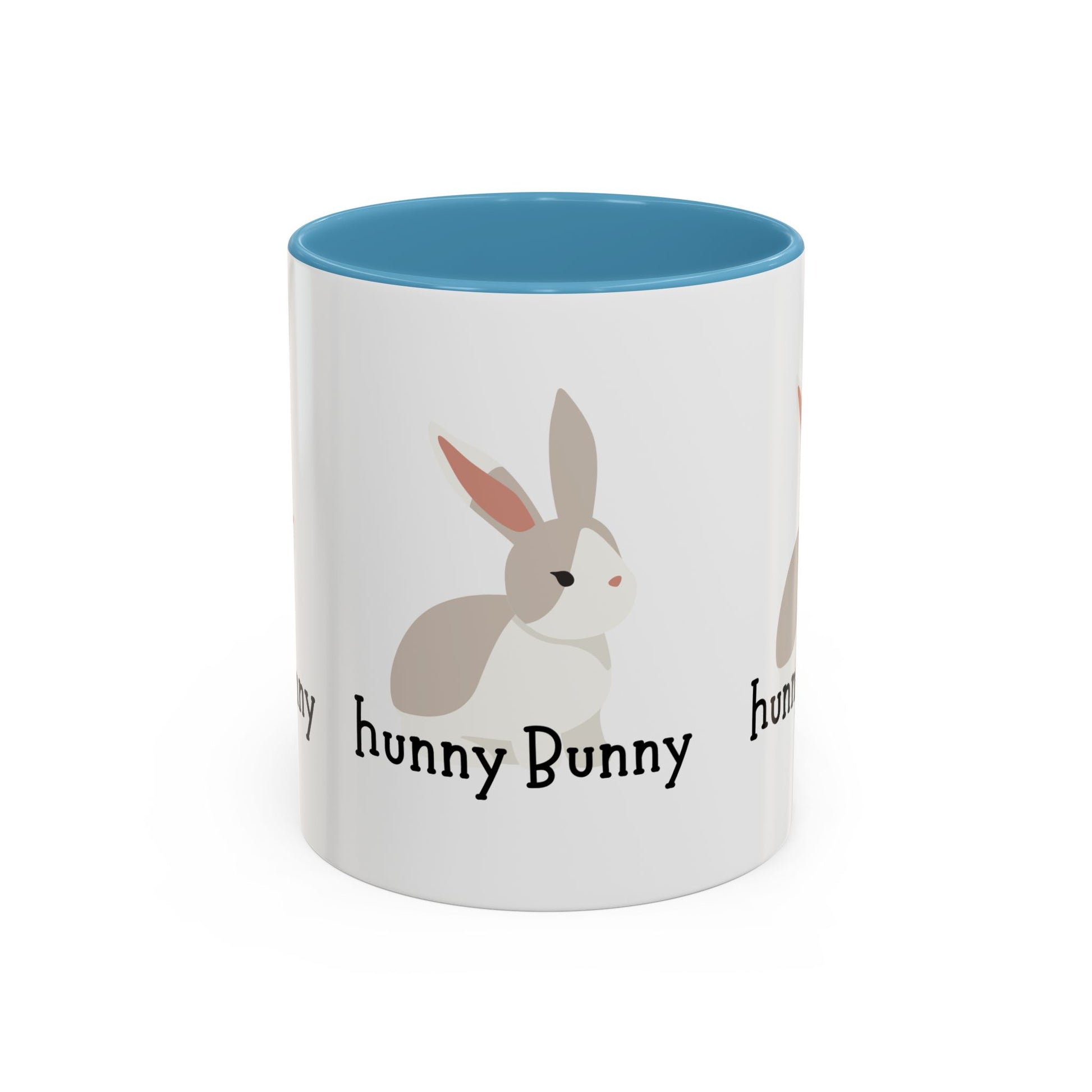 Adorable Bunny Coffee Mug with 'hunny Bunny' Design