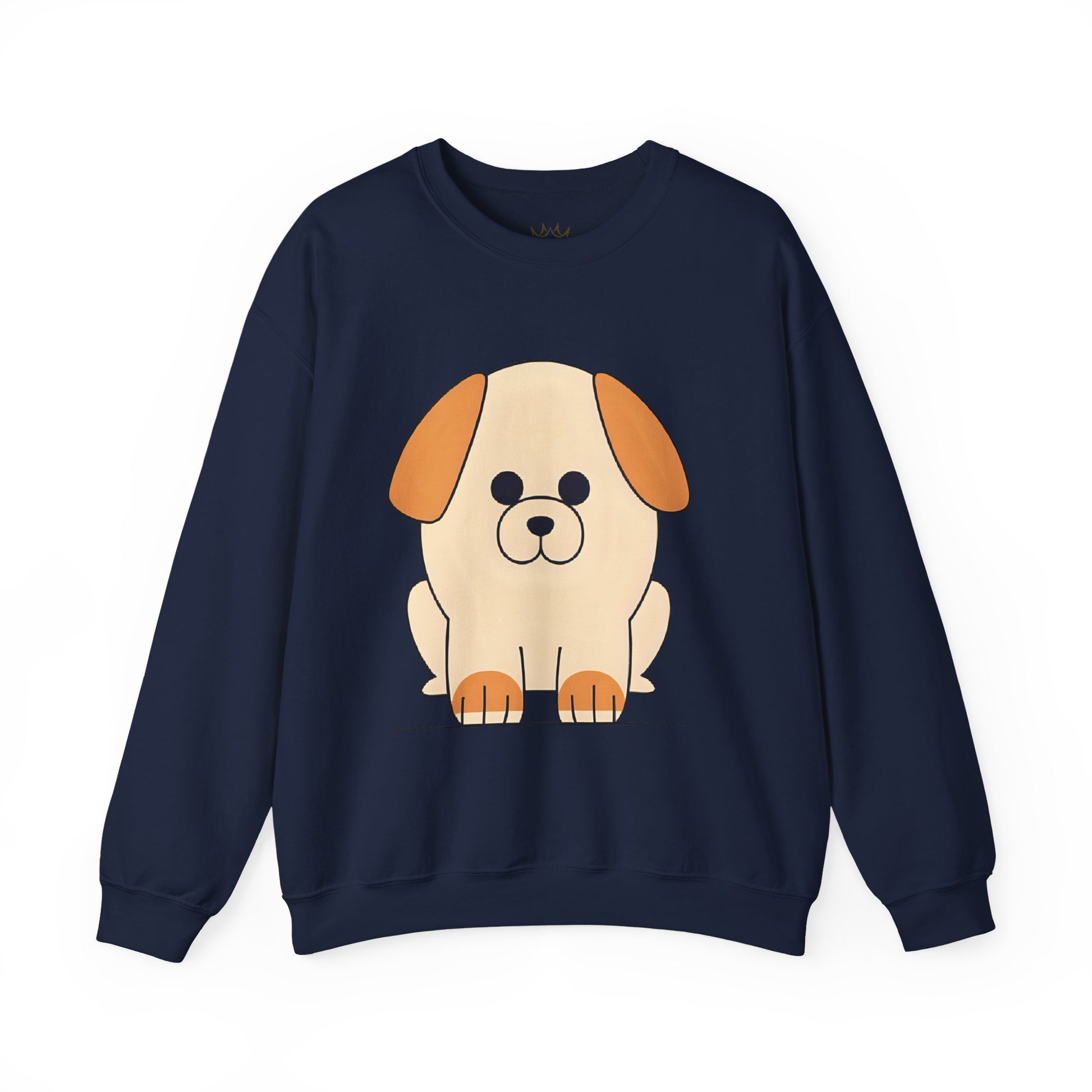 Cute Dog Illustration Crewneck Sweatshirt | Cozy, Casual Style for Dog Lovers
