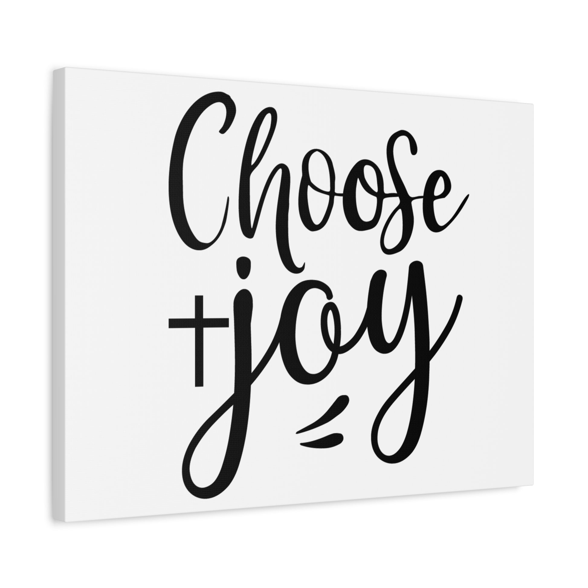 Inspirational Wall Art Canvas, Choose Joy Decor, Uplifting Home Decor