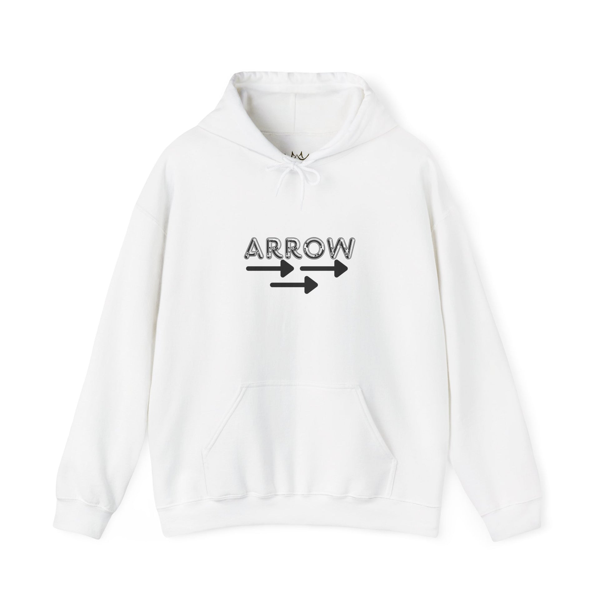 Arrow Design Unisex Hoodie, Cozy Casual Sweatshirt, Perfect Gift for Friends