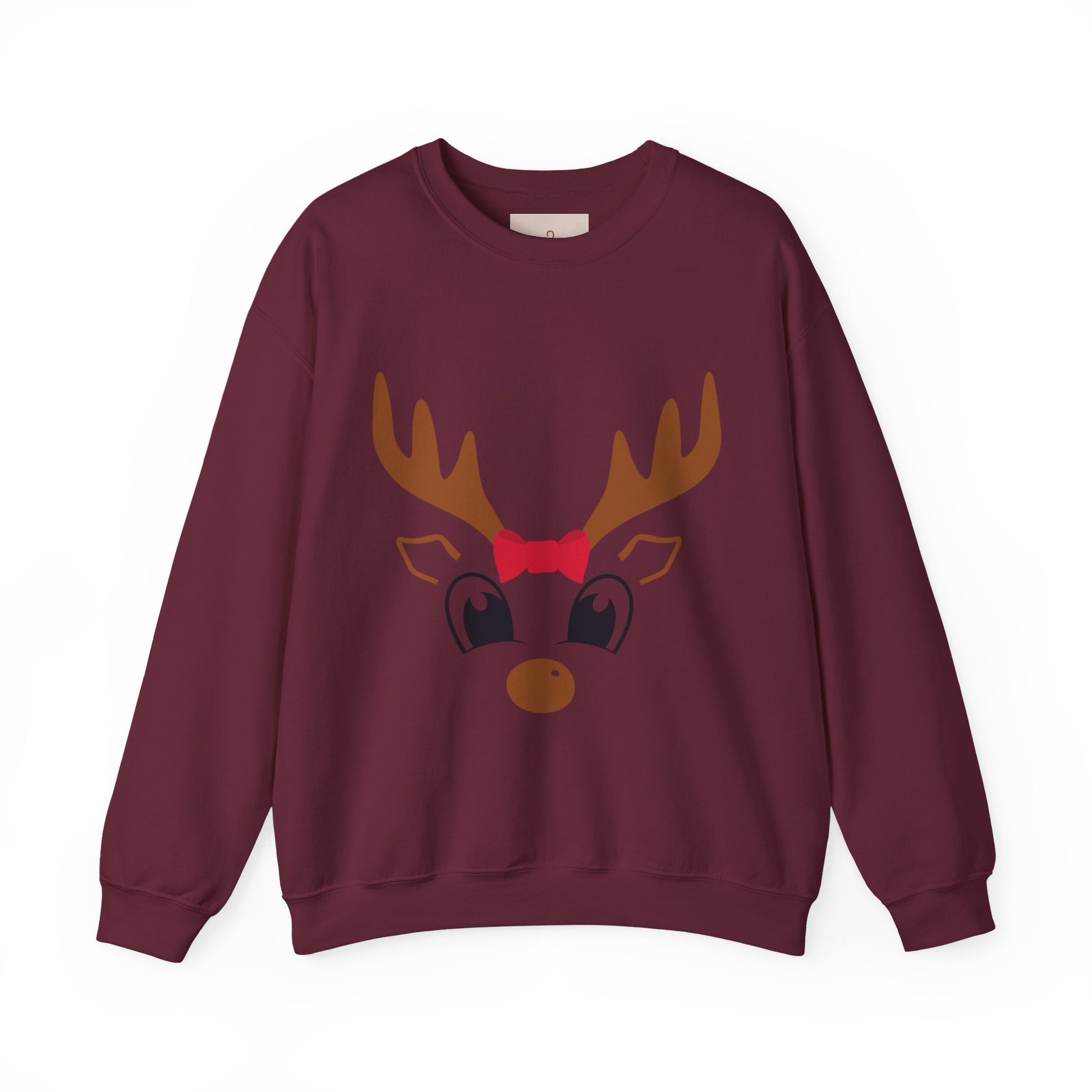 Festive Reindeer Crewneck Sweatshirt