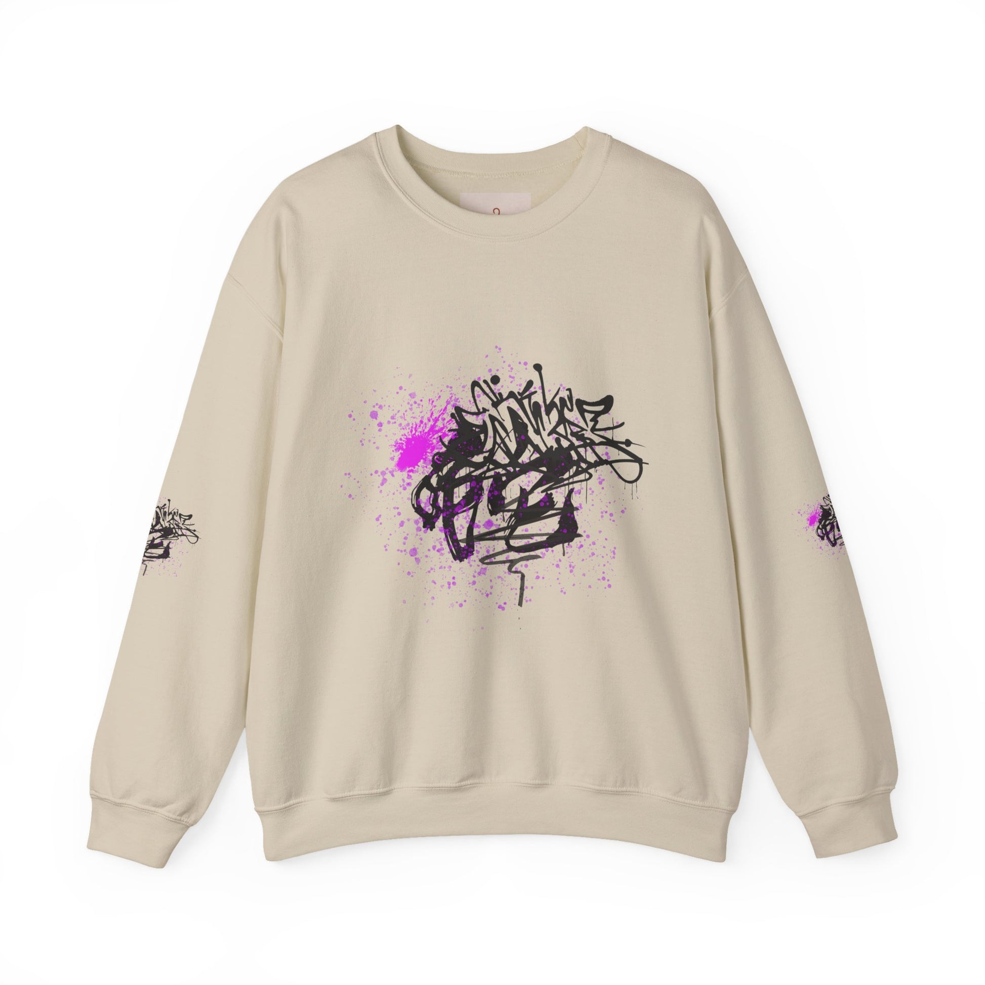 Galaxy Paint Splatter Crewneck Sweatshirt