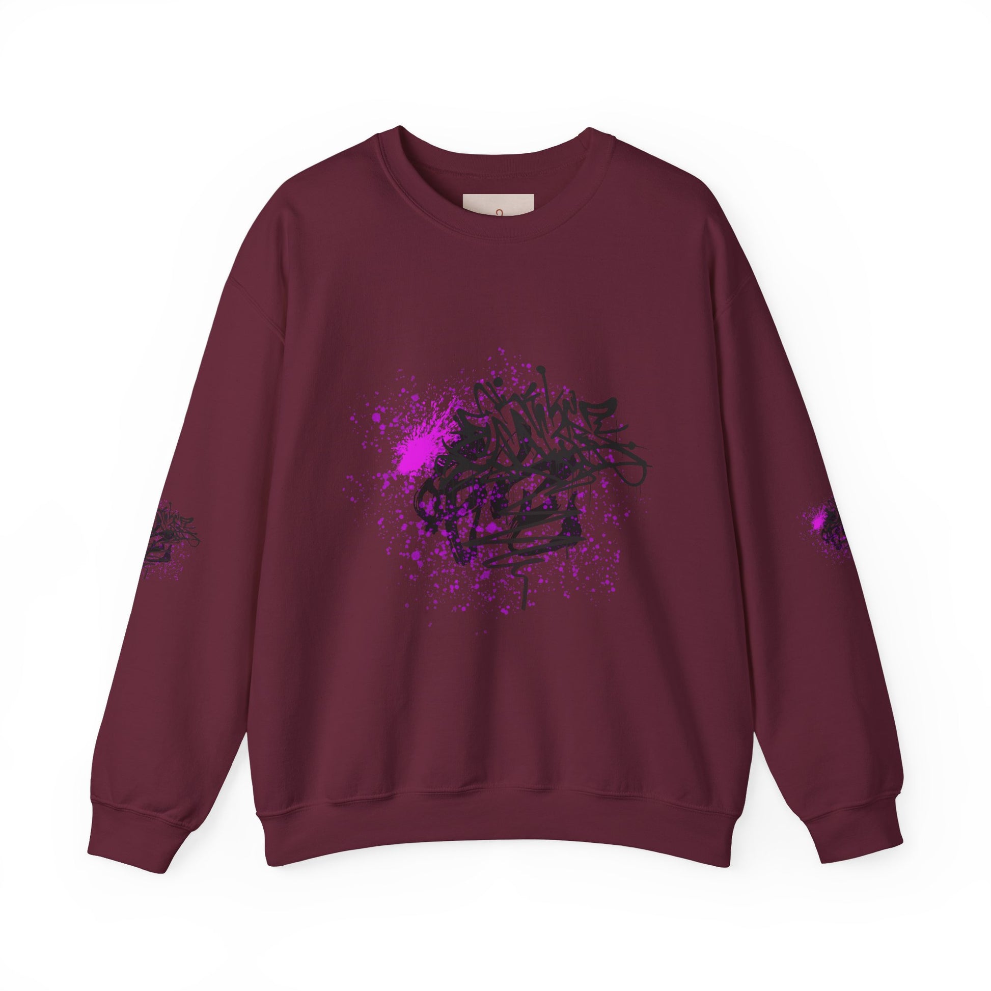 Galaxy Paint Splatter Crewneck Sweatshirt