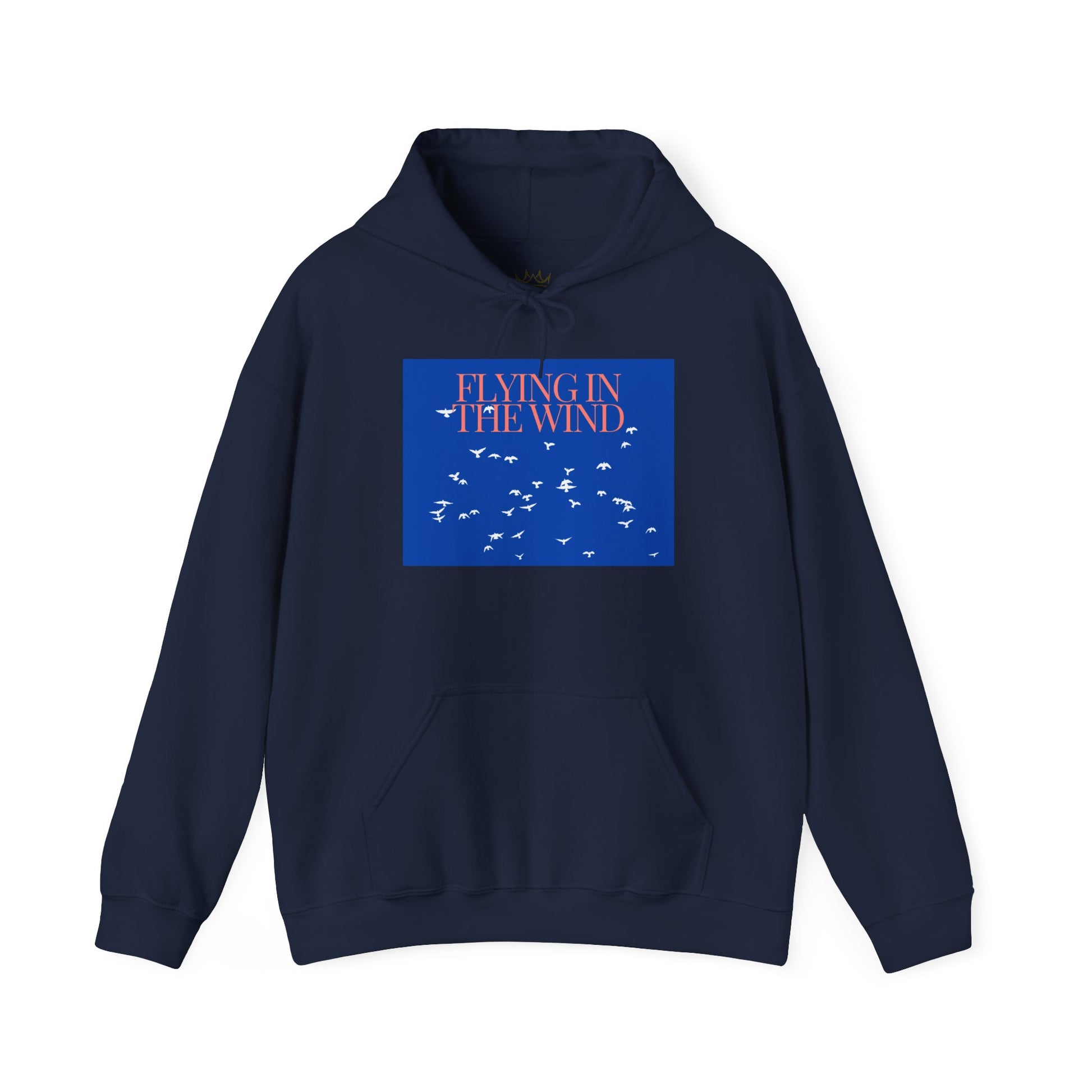Hooded Sweatshirt - Flying in the Wind, Cozy Unisex Sweatshirt