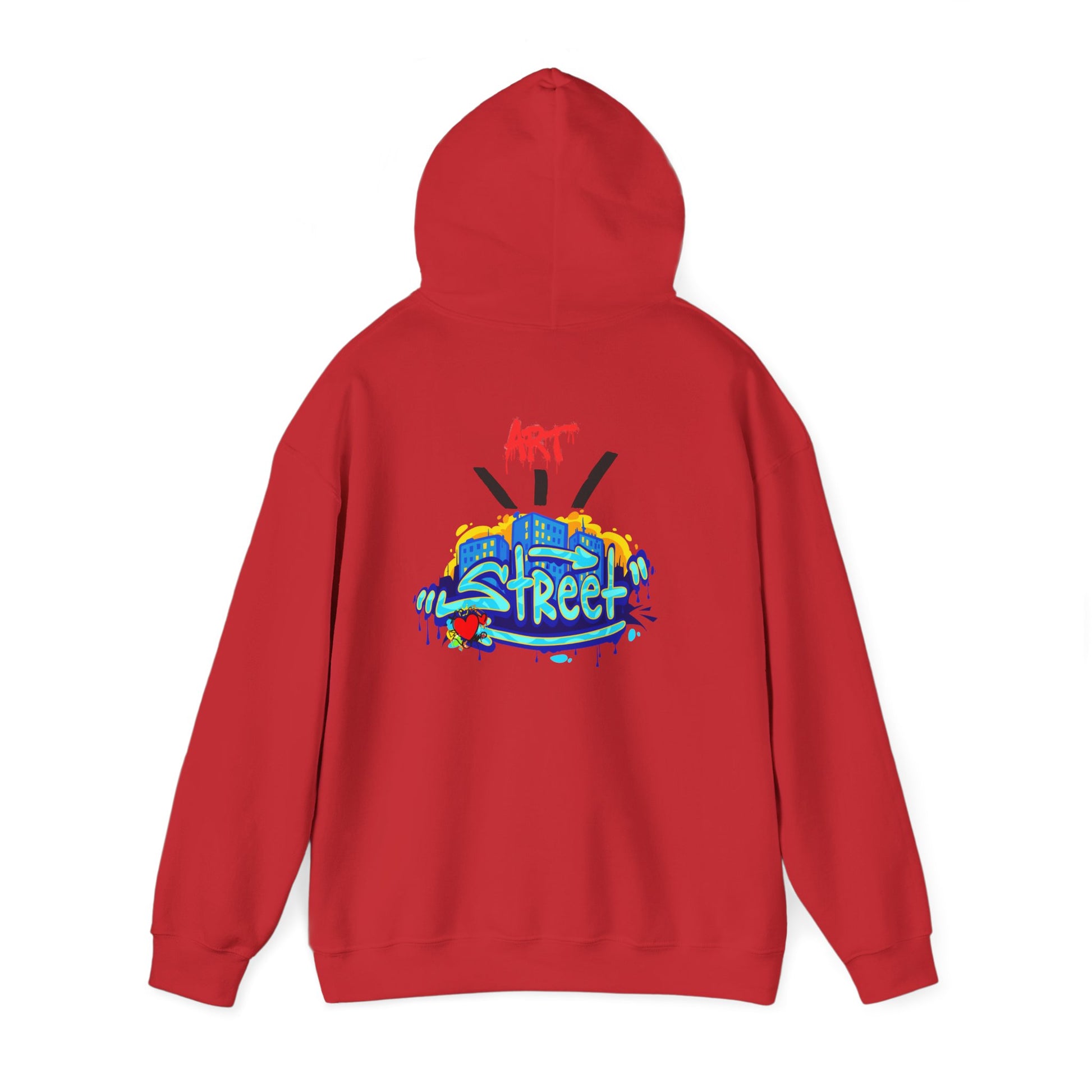 Street Art Inspired Unisex Hoodie, Cool Urban Clothing, Graffiti Sweatshirt