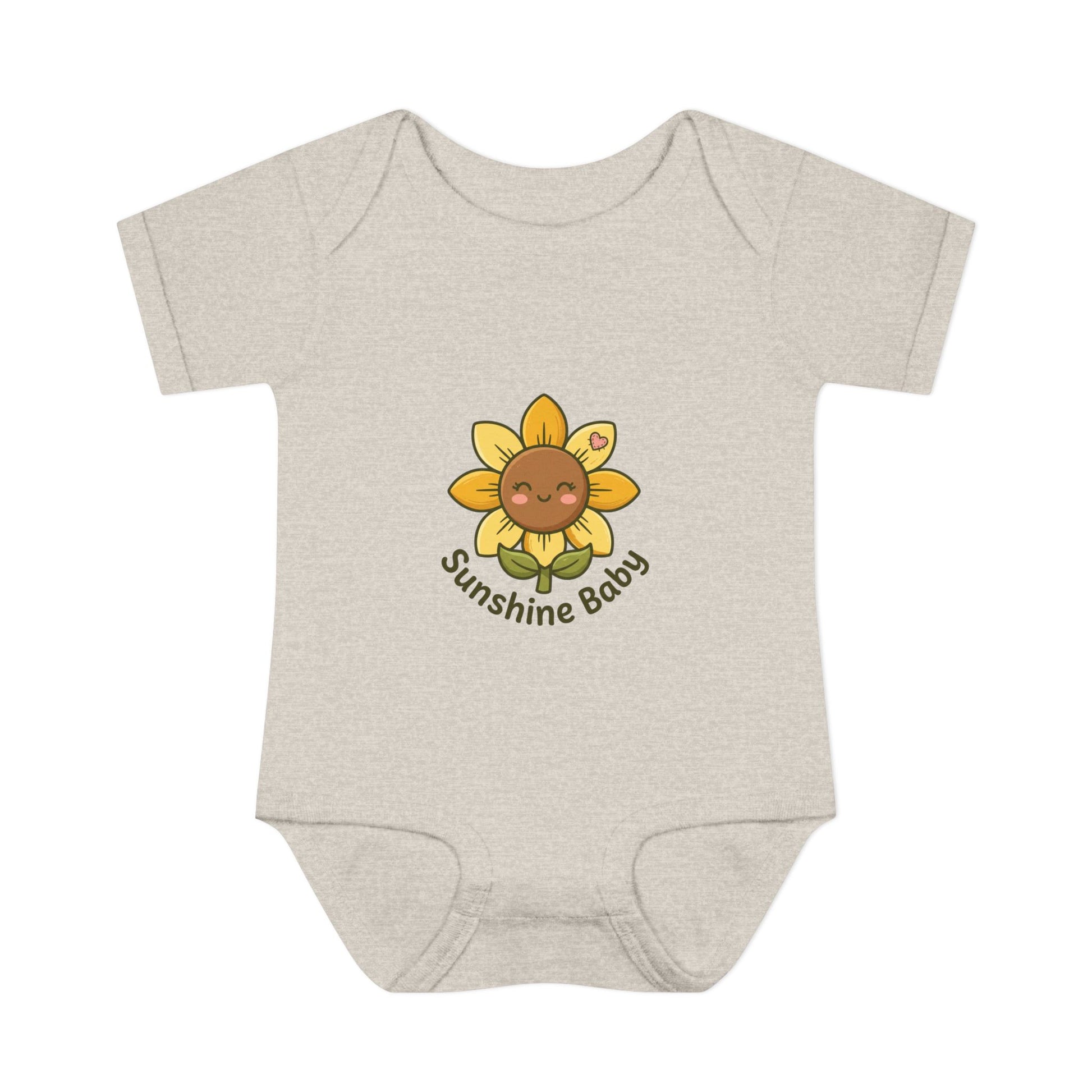 Sunflower Baby Bodysuit – Cute 'Little Sunshine' Infant Onesie