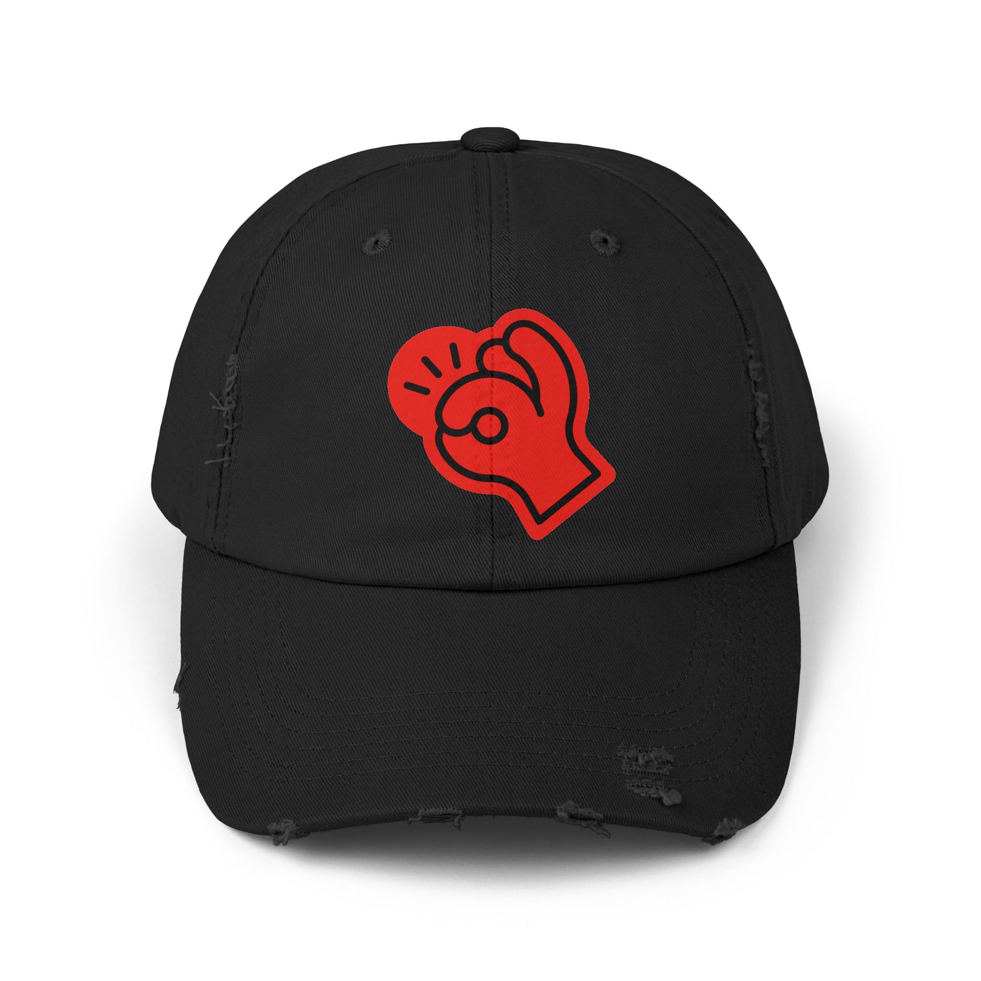 Bold Statement Unisex Distressed Cap, Fashion Accessories, Streetwear Hat, Summer Gift, Trendy Caps