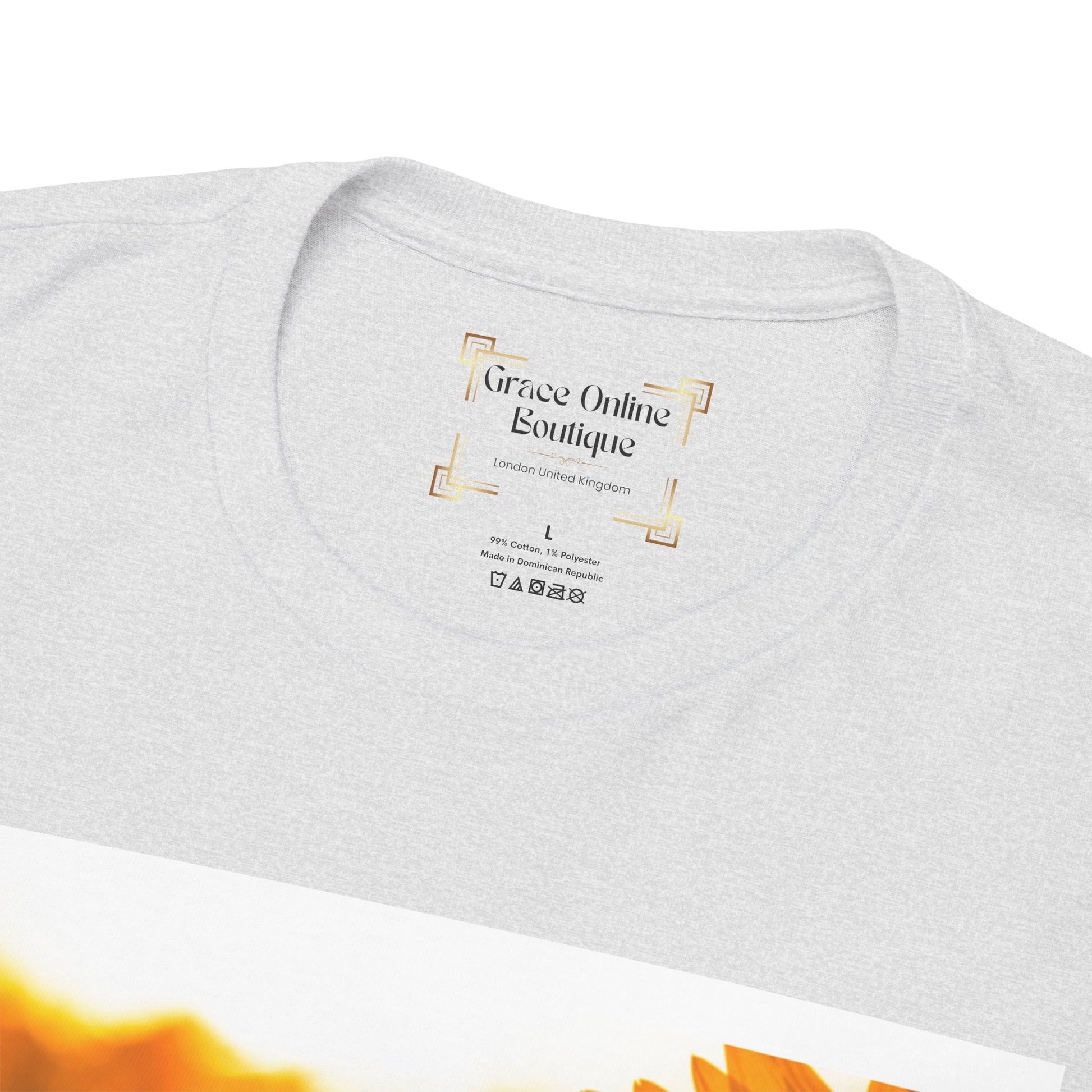 Buongiorno Sunflower Tee, Unisex Heavy Cotton Tee