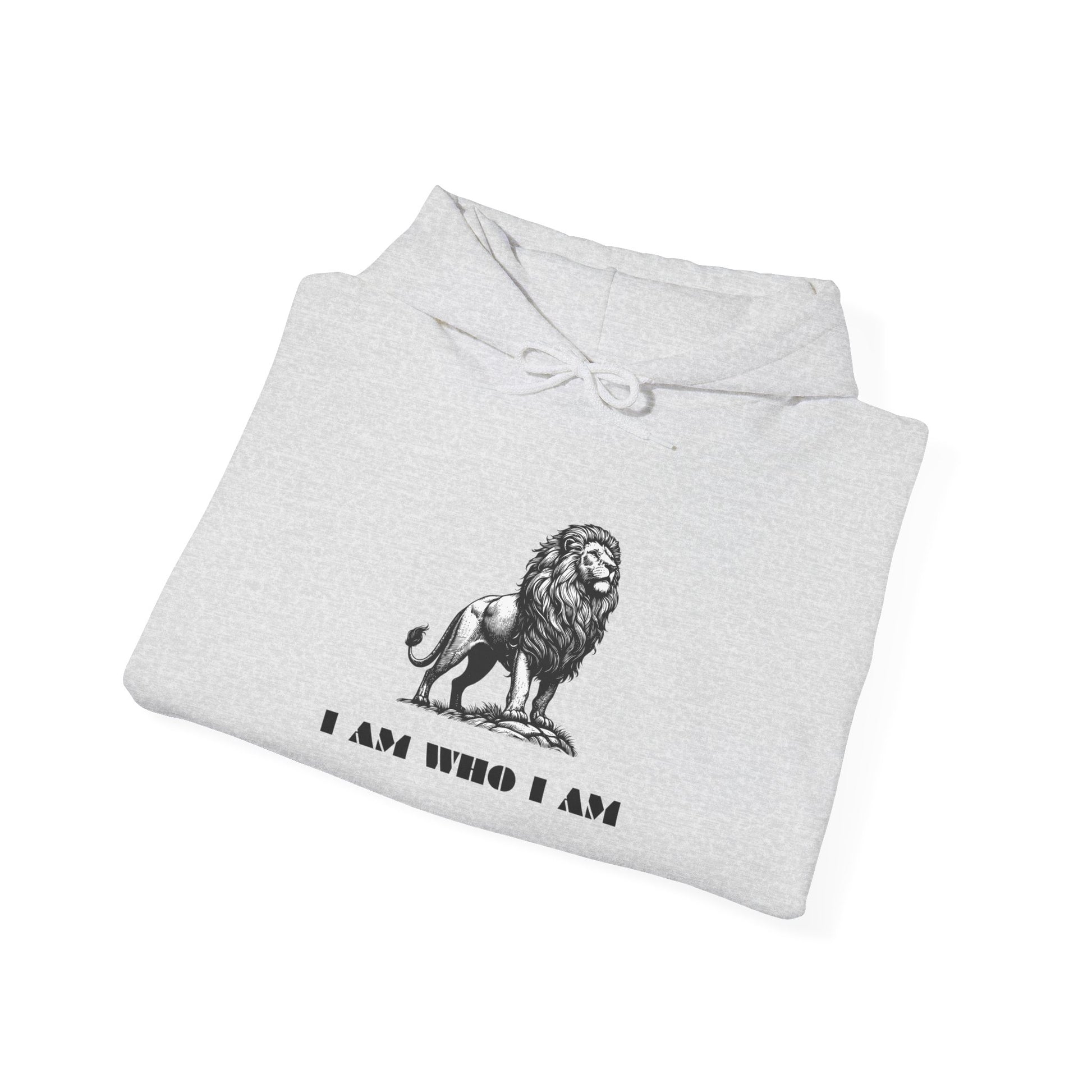 Bold Lion Unisex Hooded Sweatshirt | Inspirational Animal Sweatshirt | Statement Hoodie for Lions Lovers | Perfect Gift for Family