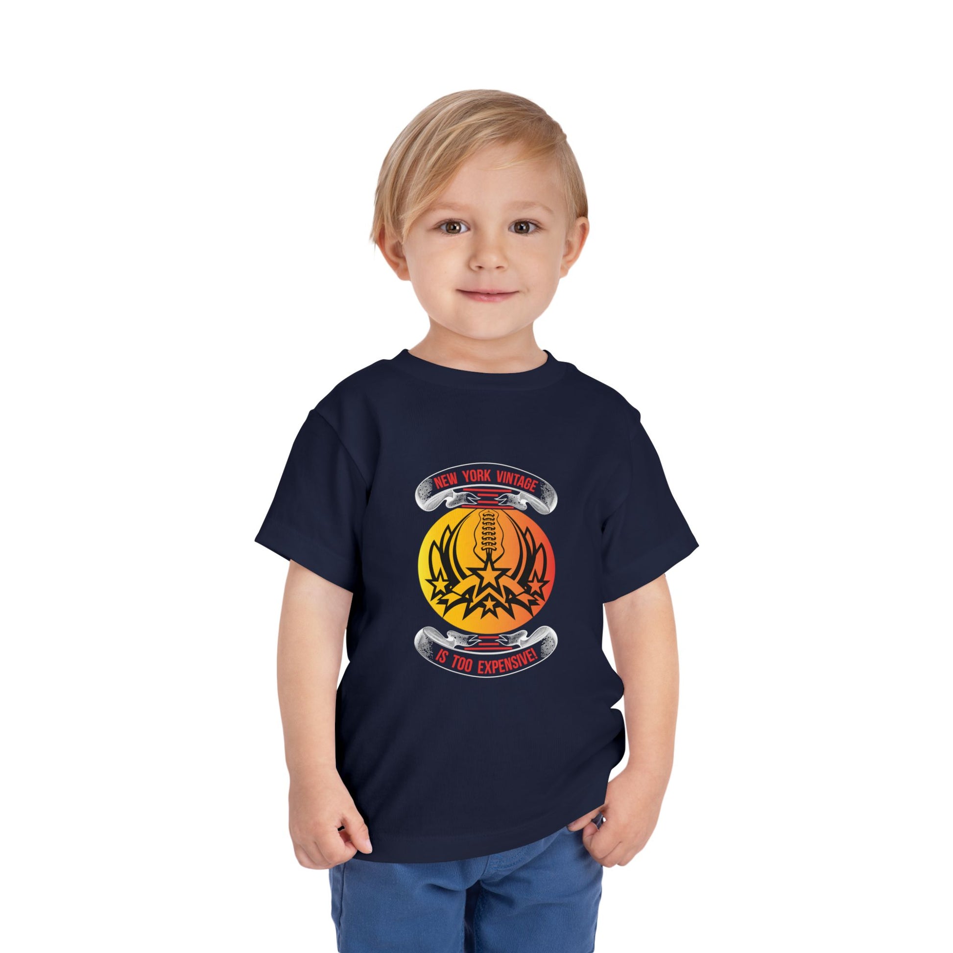 Toddler Tee — "New York Vintage" Retro Microphone Graphic