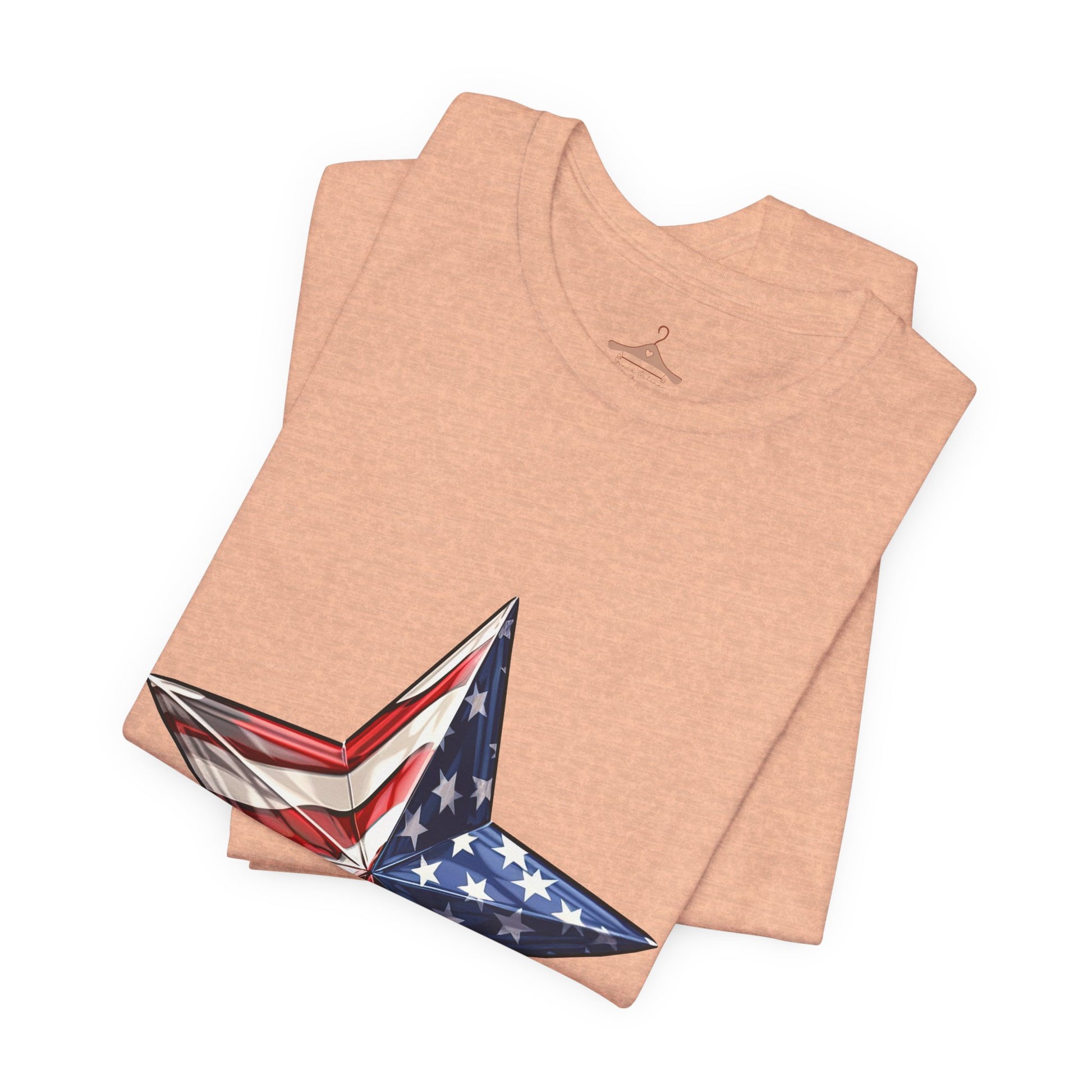 American Flag Star T-Shirt — Patriotic USA Graphic Tee