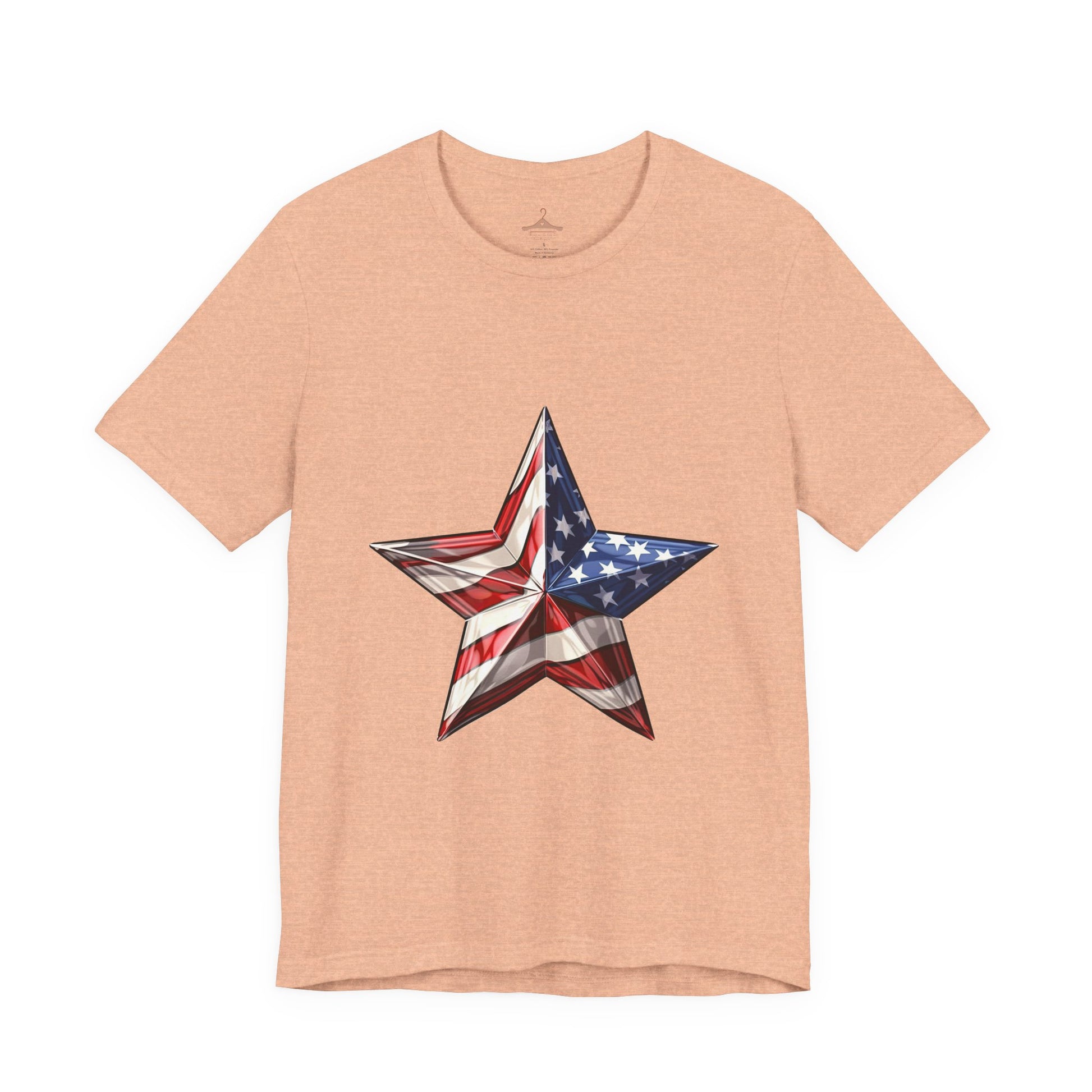 American Flag Star T-Shirt — Patriotic USA Graphic Tee