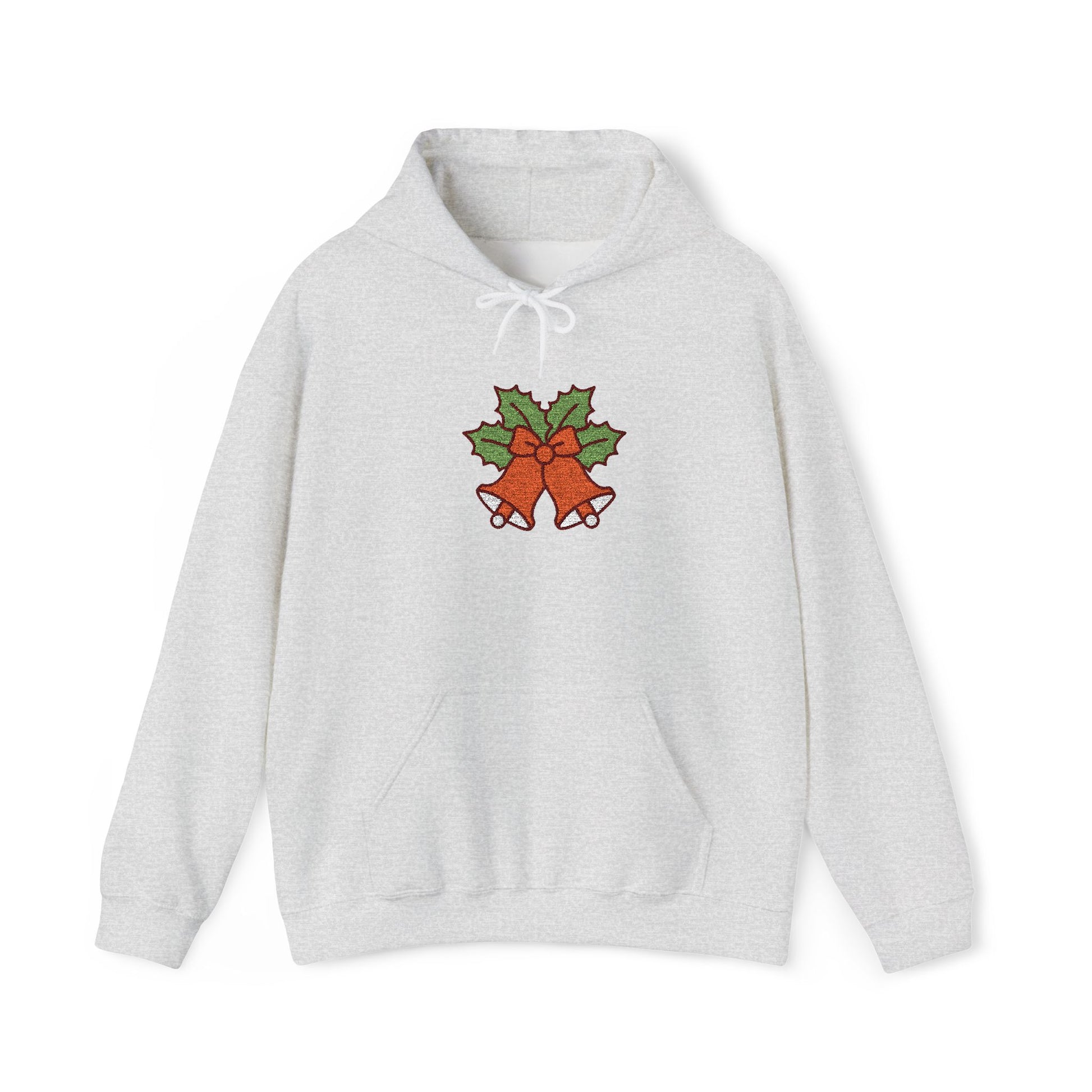 Holiday Bells Unisex Hoodie, Cozy Winter Sweatshirt, Festive Gift, Christmas Apparel