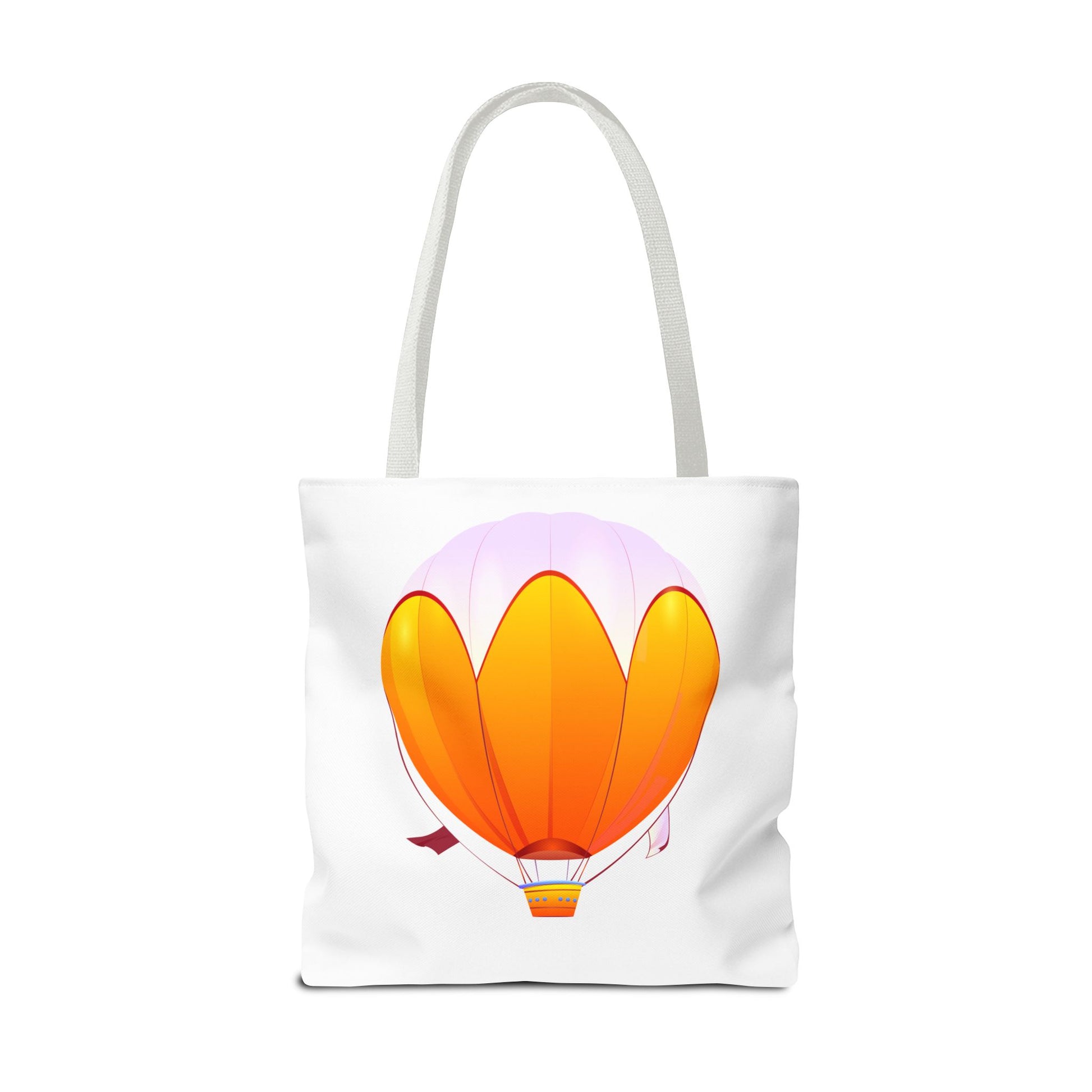 Colorful Hot Air Balloon Tote Bag | Eco-Friendly Shopping, Beach, Travel, Gift for Adventurers, Unique Summer Accessories