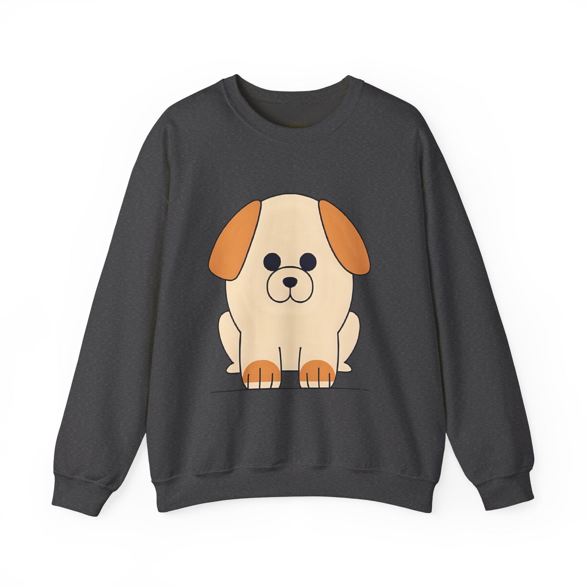 Cute Dog Illustration Crewneck Sweatshirt | Cozy, Casual Style for Dog Lovers