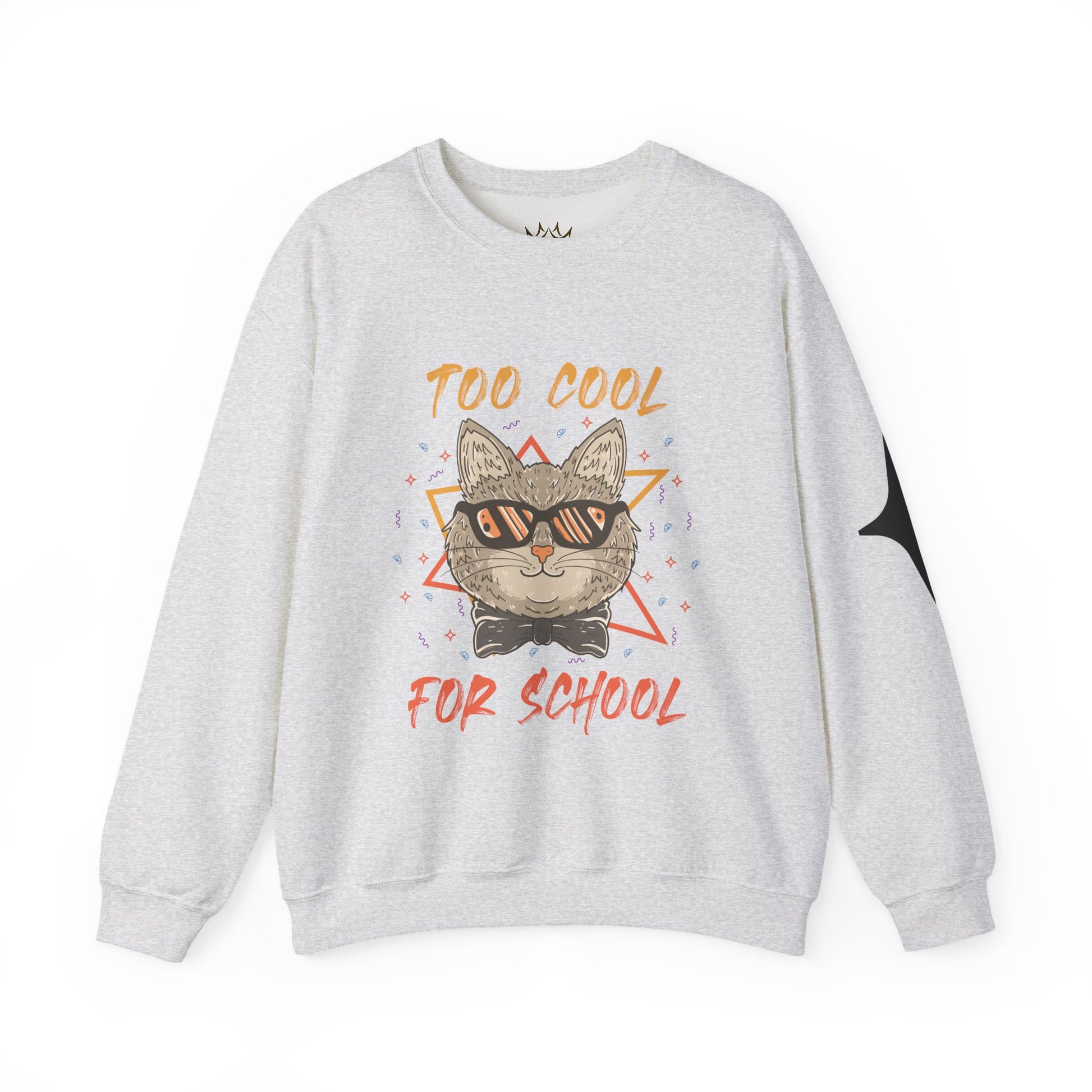 Cool Cat Crewneck Sweatshirt | Funny Cat Apparel