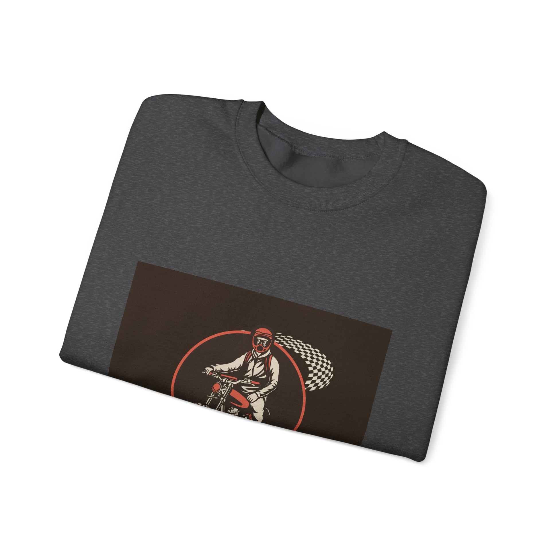 Motorcycle Rider Crewneck Sweatshirt – Unisex Heavy Blend™