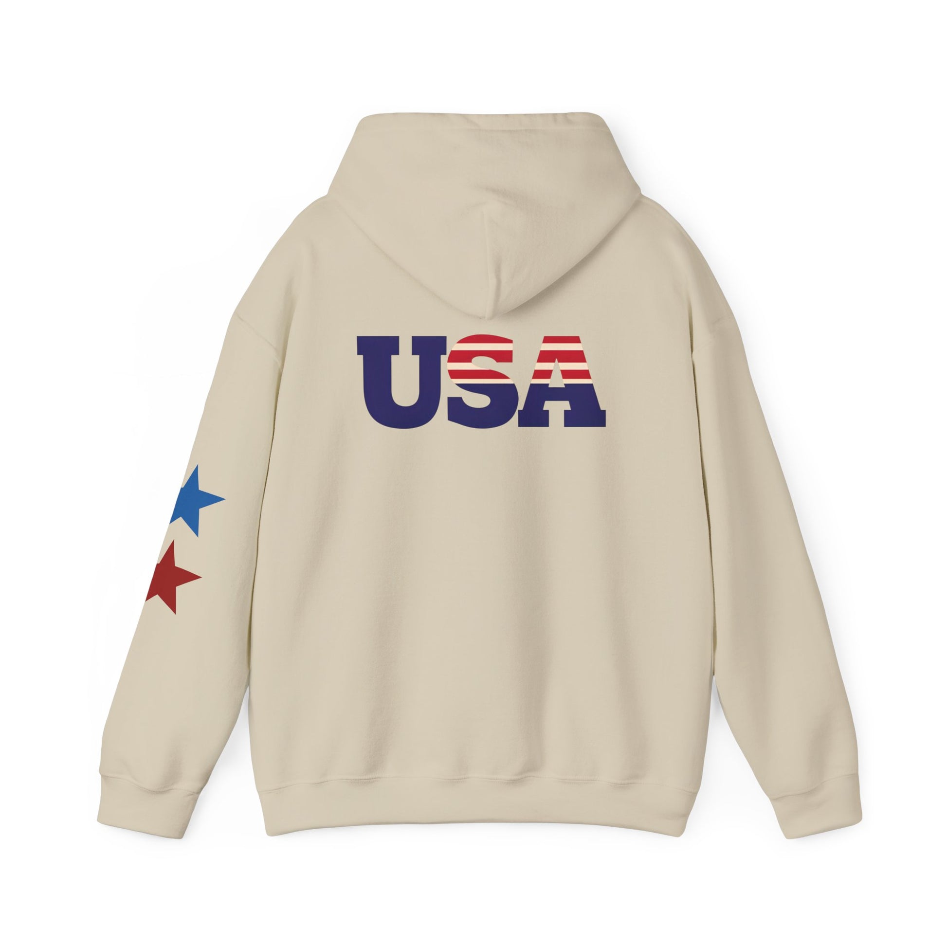 USA Flag Hoodie - Unisex Heavy Blend™ Sweatshirt