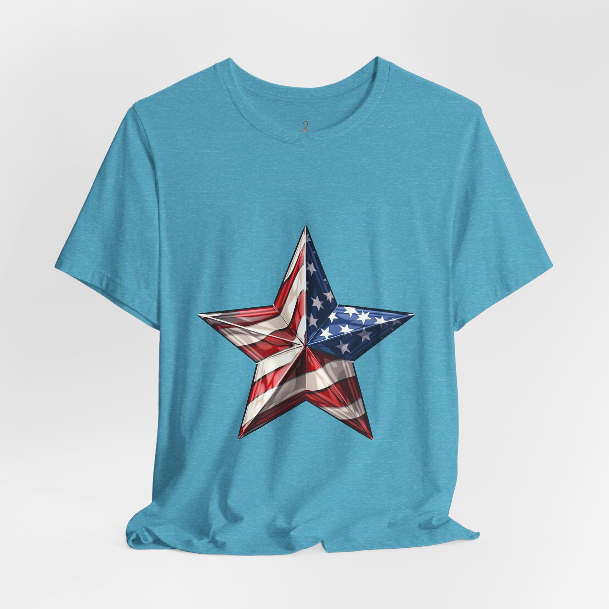 American Flag Star T-Shirt — Patriotic USA Graphic Tee