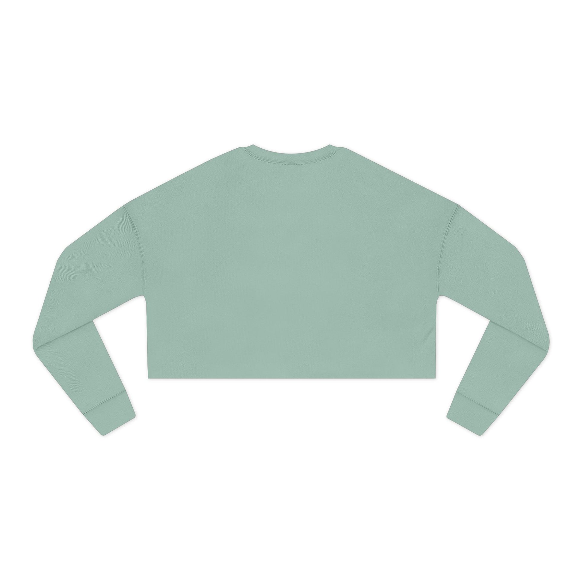 Sweet Bird Cropped Sweatshirt — Cute Pastel Dove Graphic for Women
