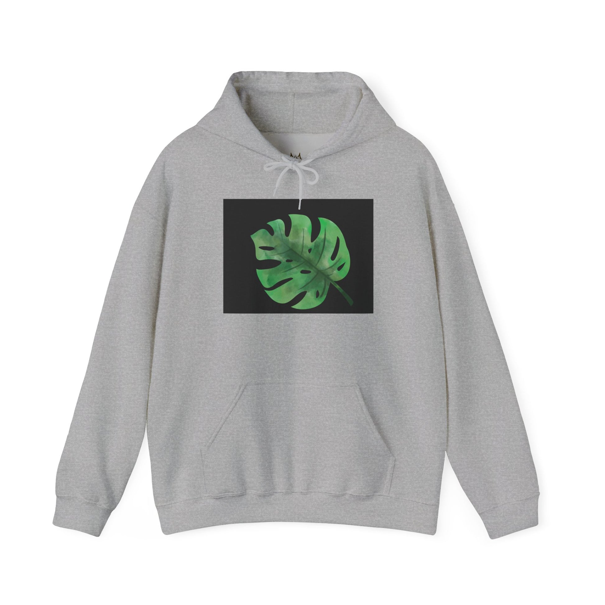 Tropical Leaf Hoodie - Cozy Plant Lover's Sweatshirt, Unisex Casual Wear