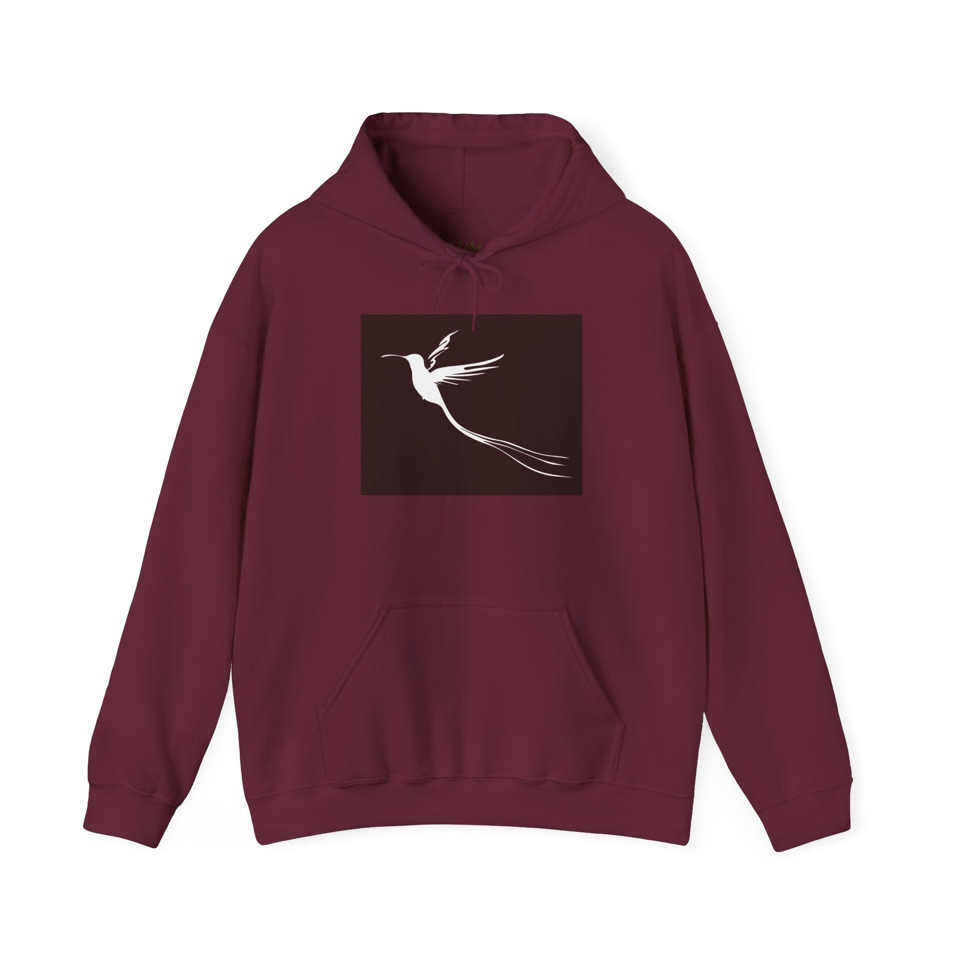 Minimalist Hummingbird Hoodie | Cozy Gift for Nature Lovers, Casual Wear