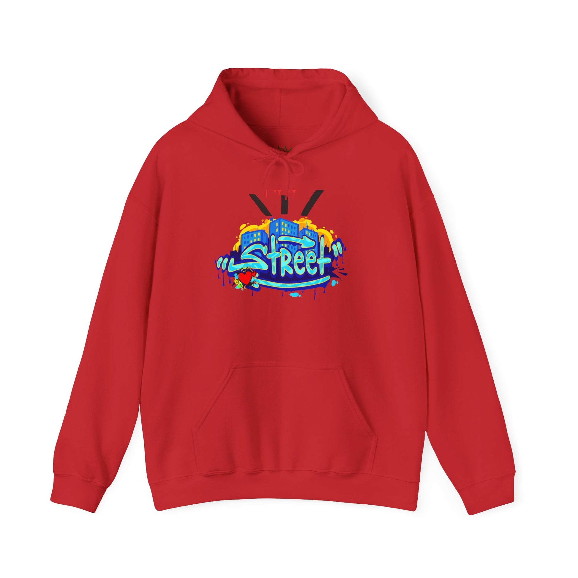 Street Art Inspired Unisex Hoodie, Cool Urban Clothing, Graffiti Sweatshirt