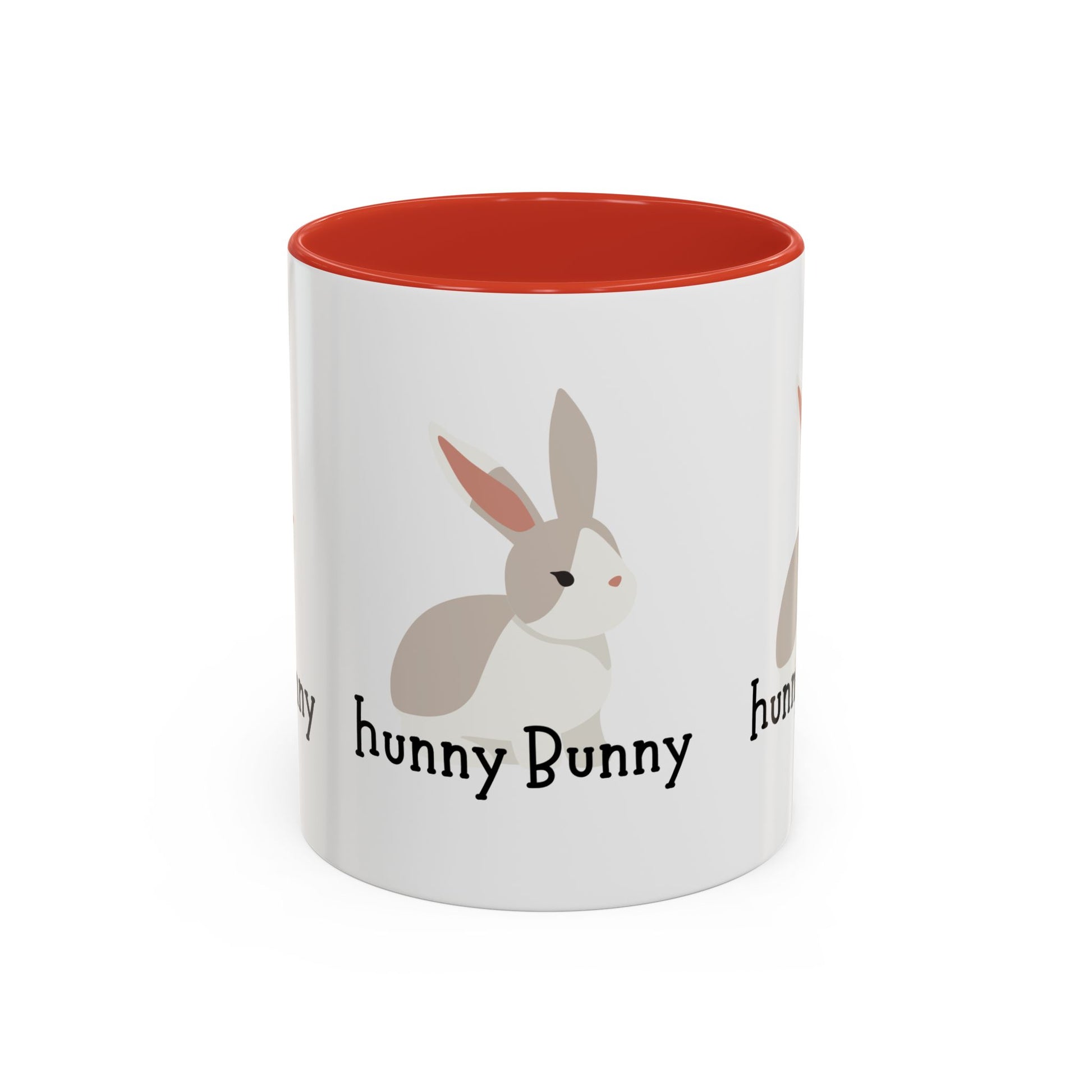Adorable Bunny Coffee Mug with 'hunny Bunny' Design