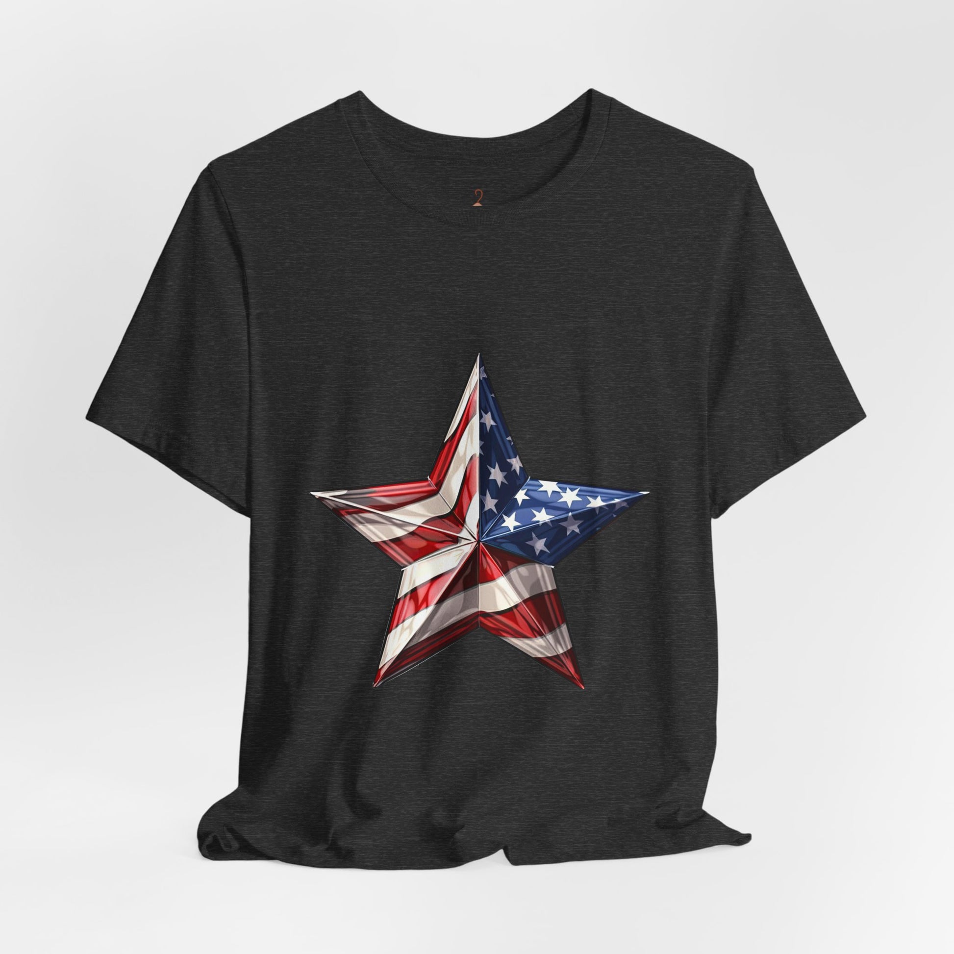 American Flag Star T-Shirt — Patriotic USA Graphic Tee